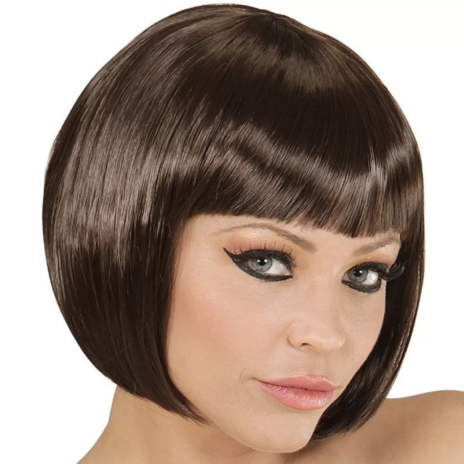 Cheap Party Delights Brown Babe Bob Wig