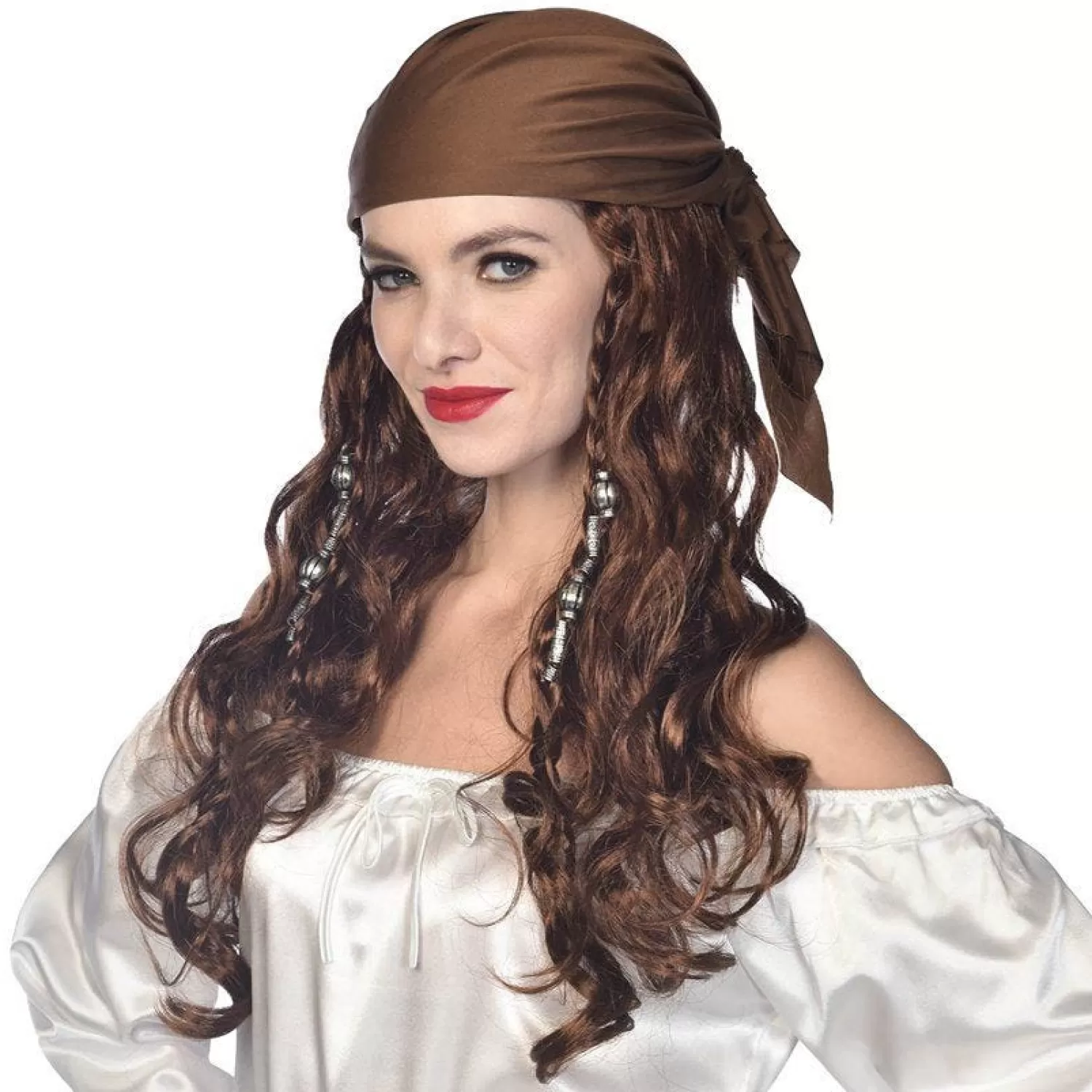 Flash Sale Party Delights Brown Pirate Wig