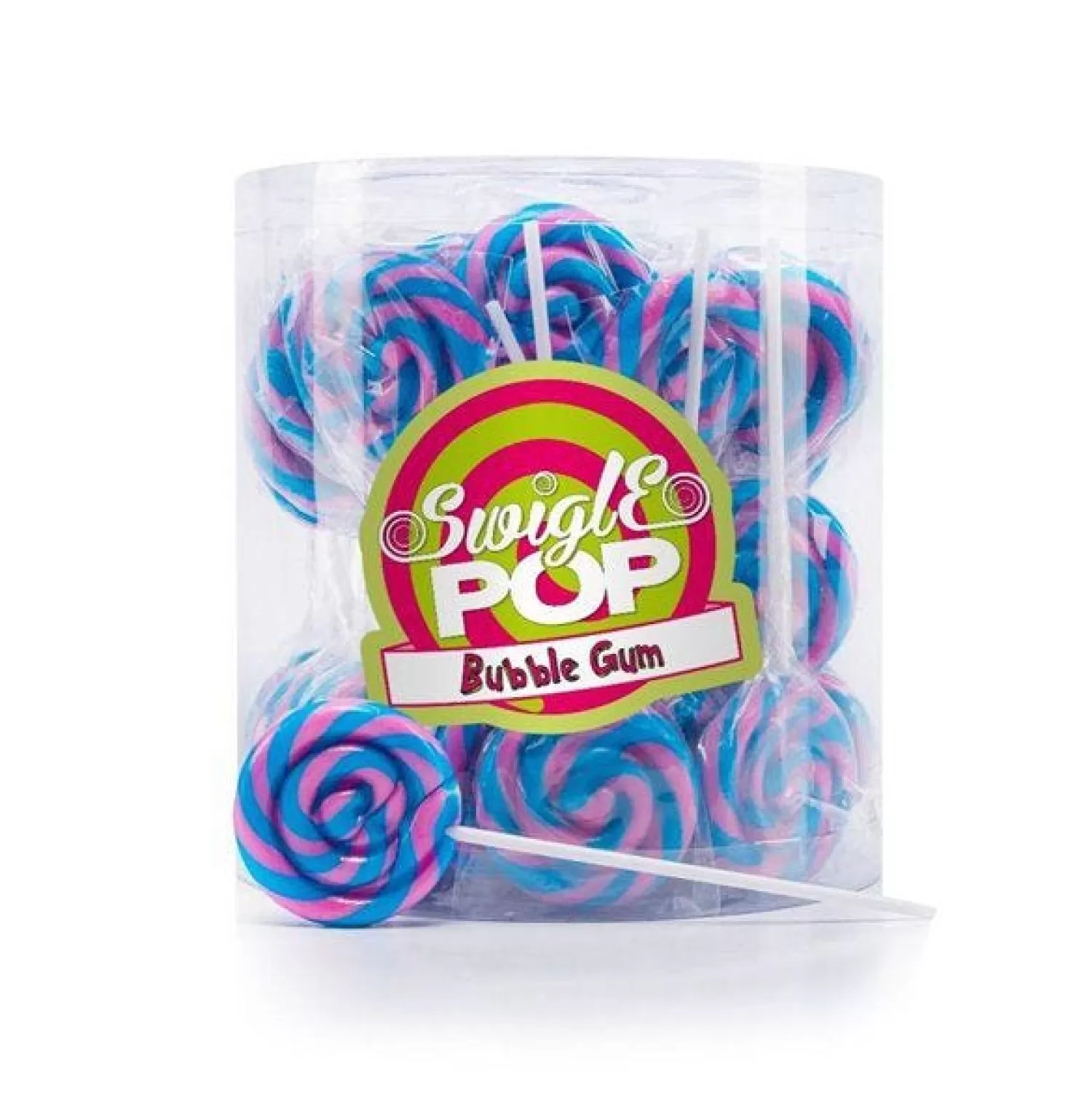 Flash Sale Party Delights Bubblegum Flavour Swigle Mini Lollipops X50