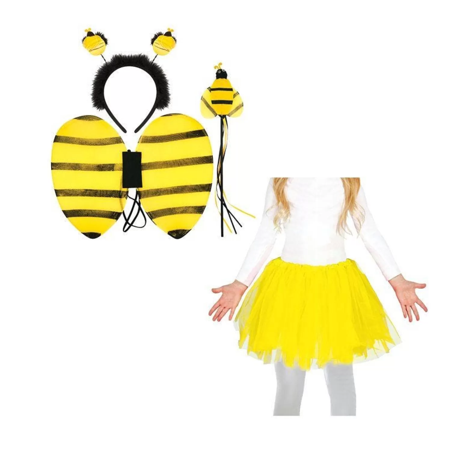 Online Party Delights Bumble Bee Tutu Accessory Kit - Child