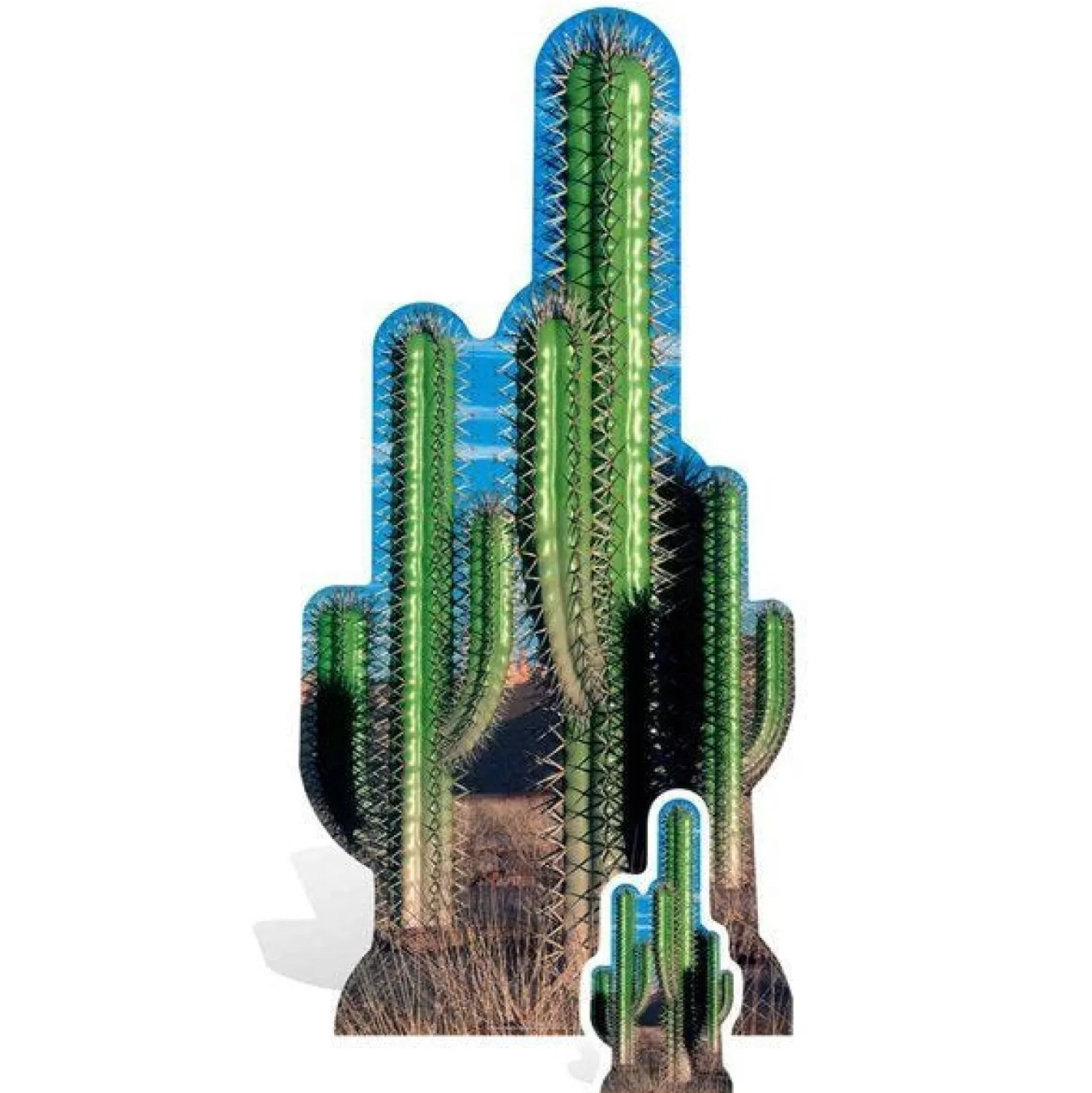 Cheap Party Delights Cactus Group Cardboard Cutout - 152Cm X 72Cm