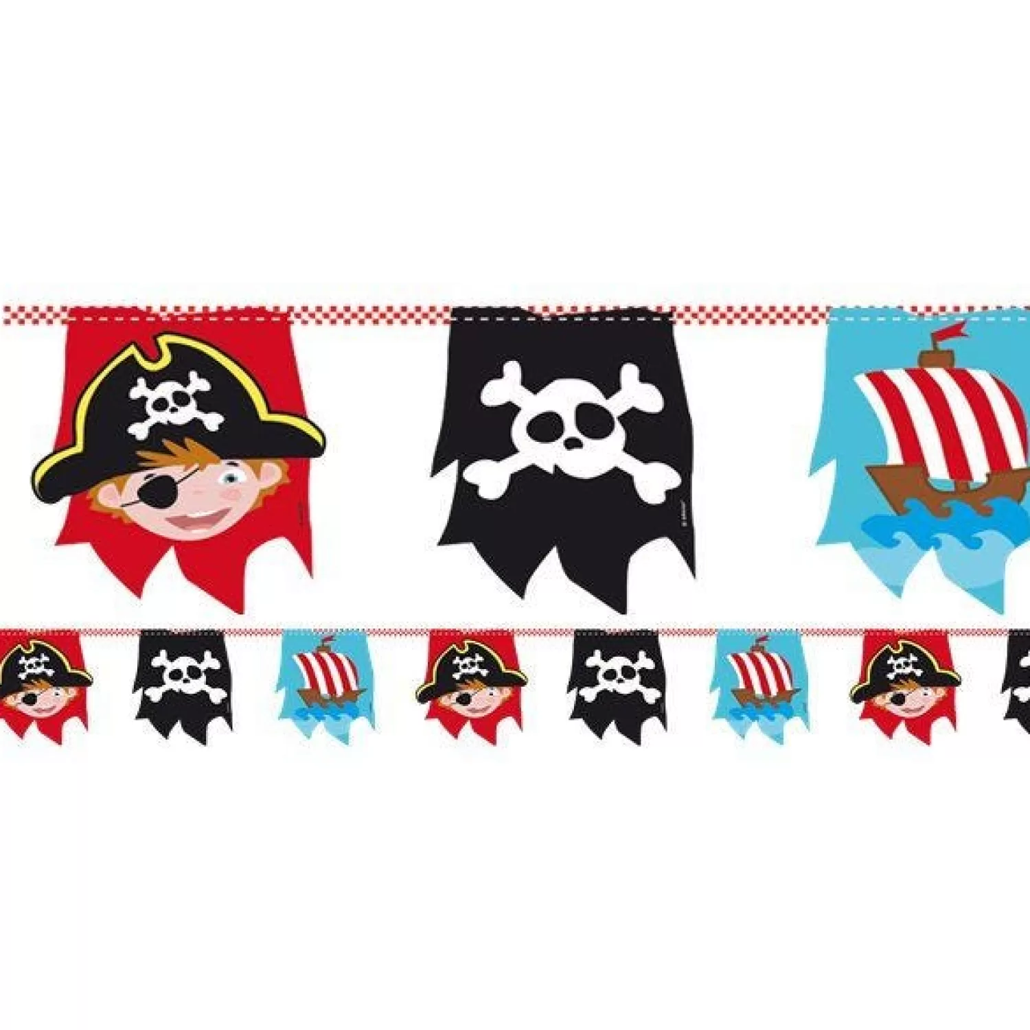 New Party Delights Captain Pirate Bunting - 4M