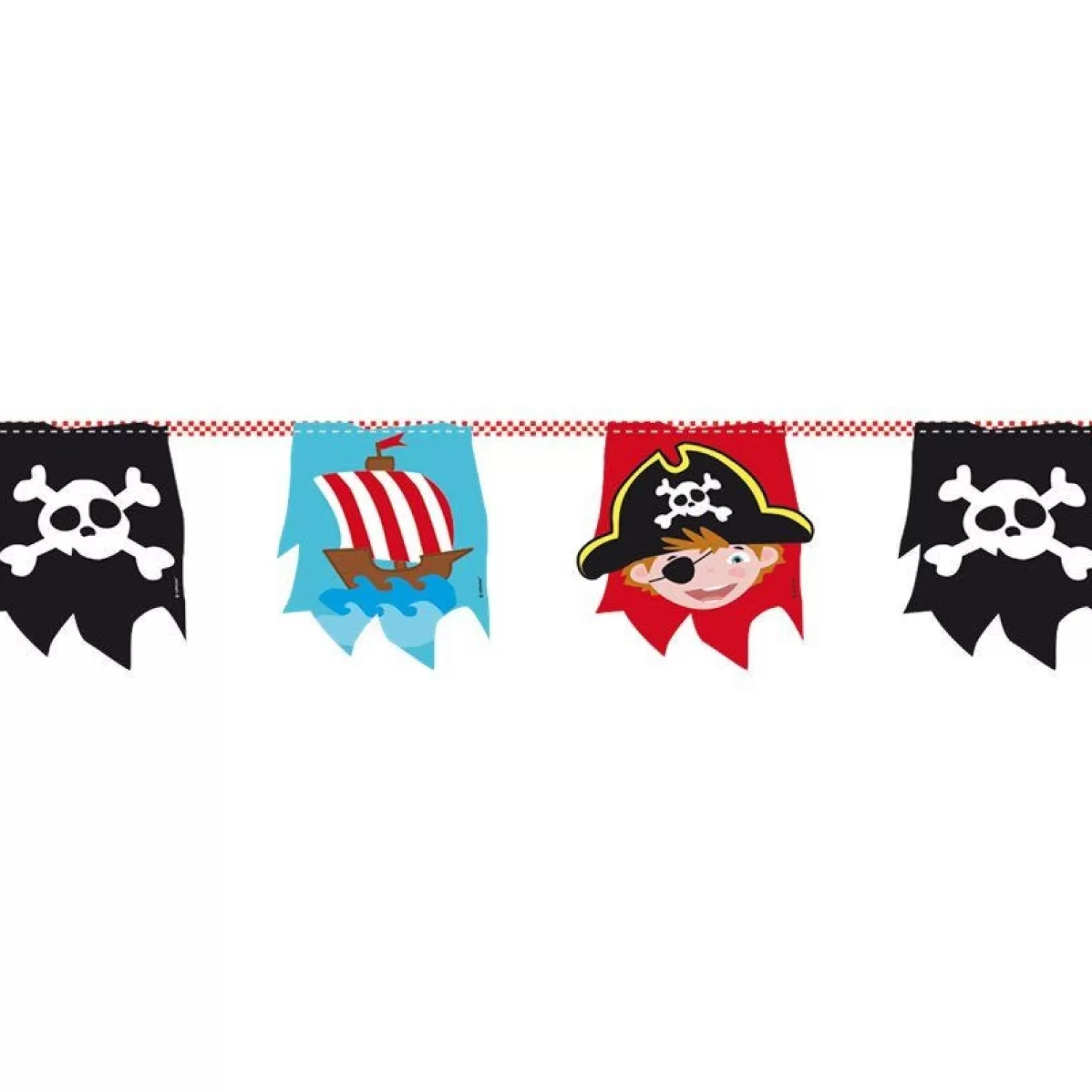 New Party Delights Captain Pirate Bunting - 4M