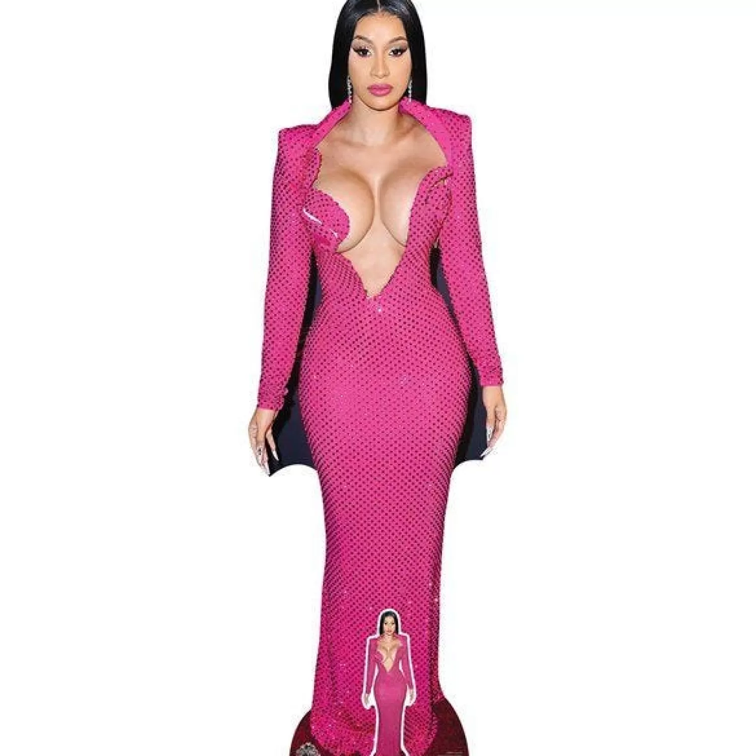 Best Sale Party Delights Cardi B Cardboard Cutout - 163Cm X 54Cm