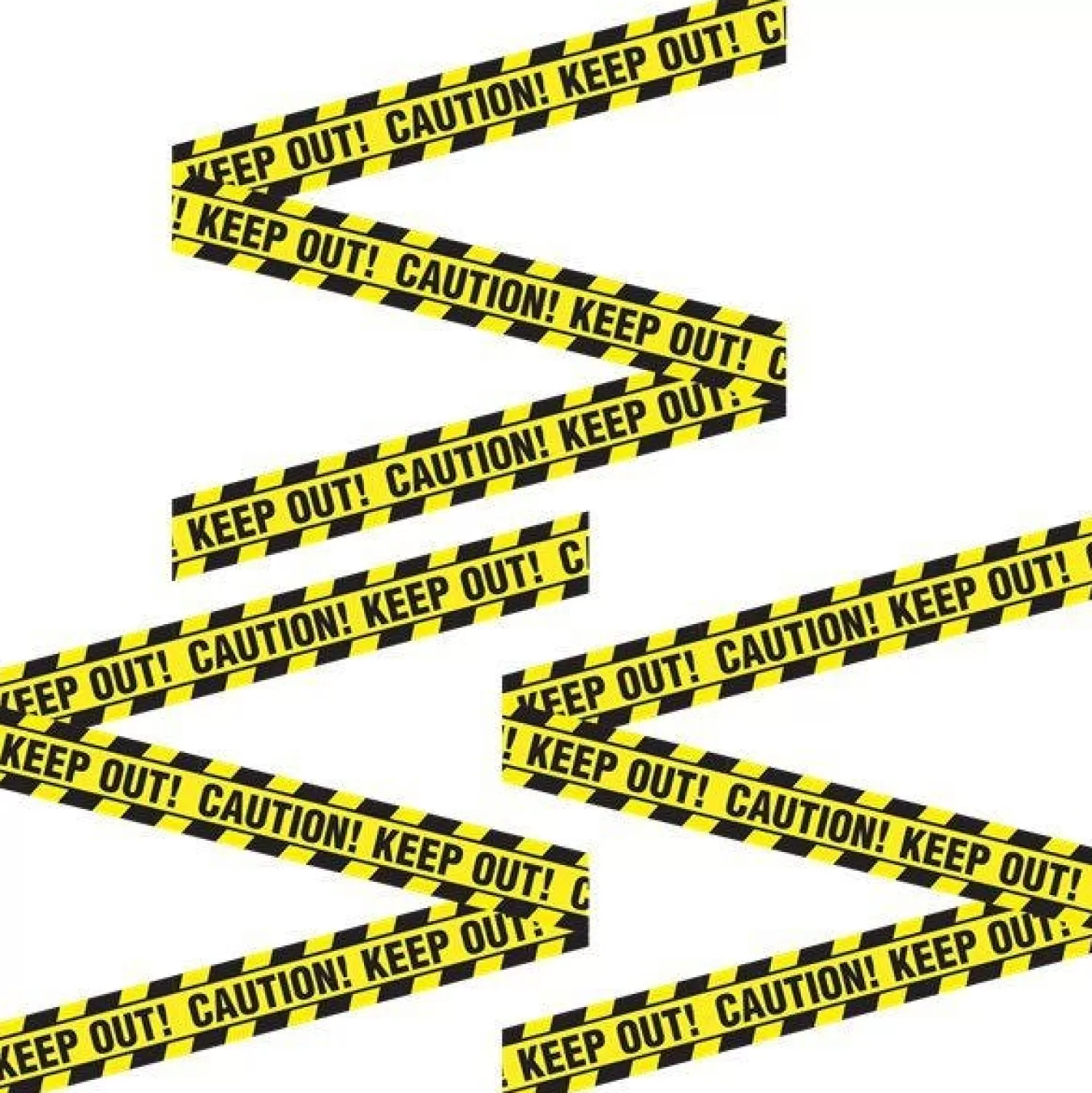 Caution Tape Multipack - 18M<Party Delights Shop