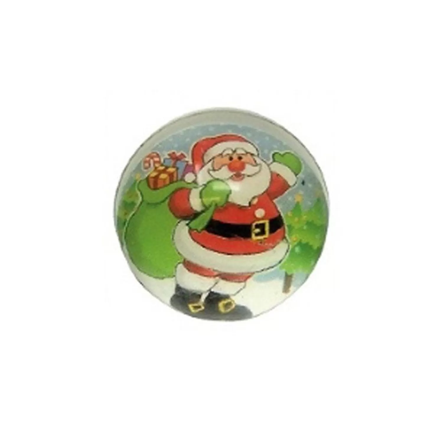 Christmas Bouncy Ball - 3.5Cm<Party Delights Flash Sale