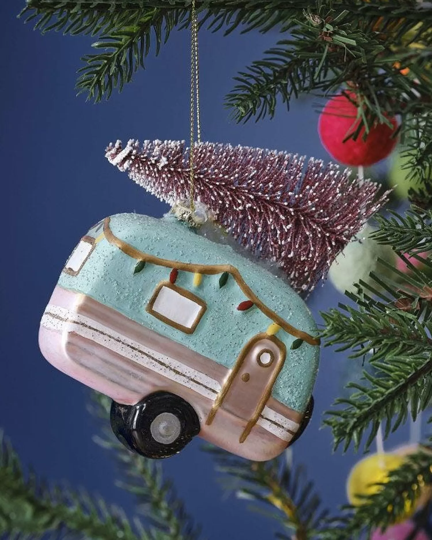 Christmas Caravan Tree Decoration<Party Delights Best