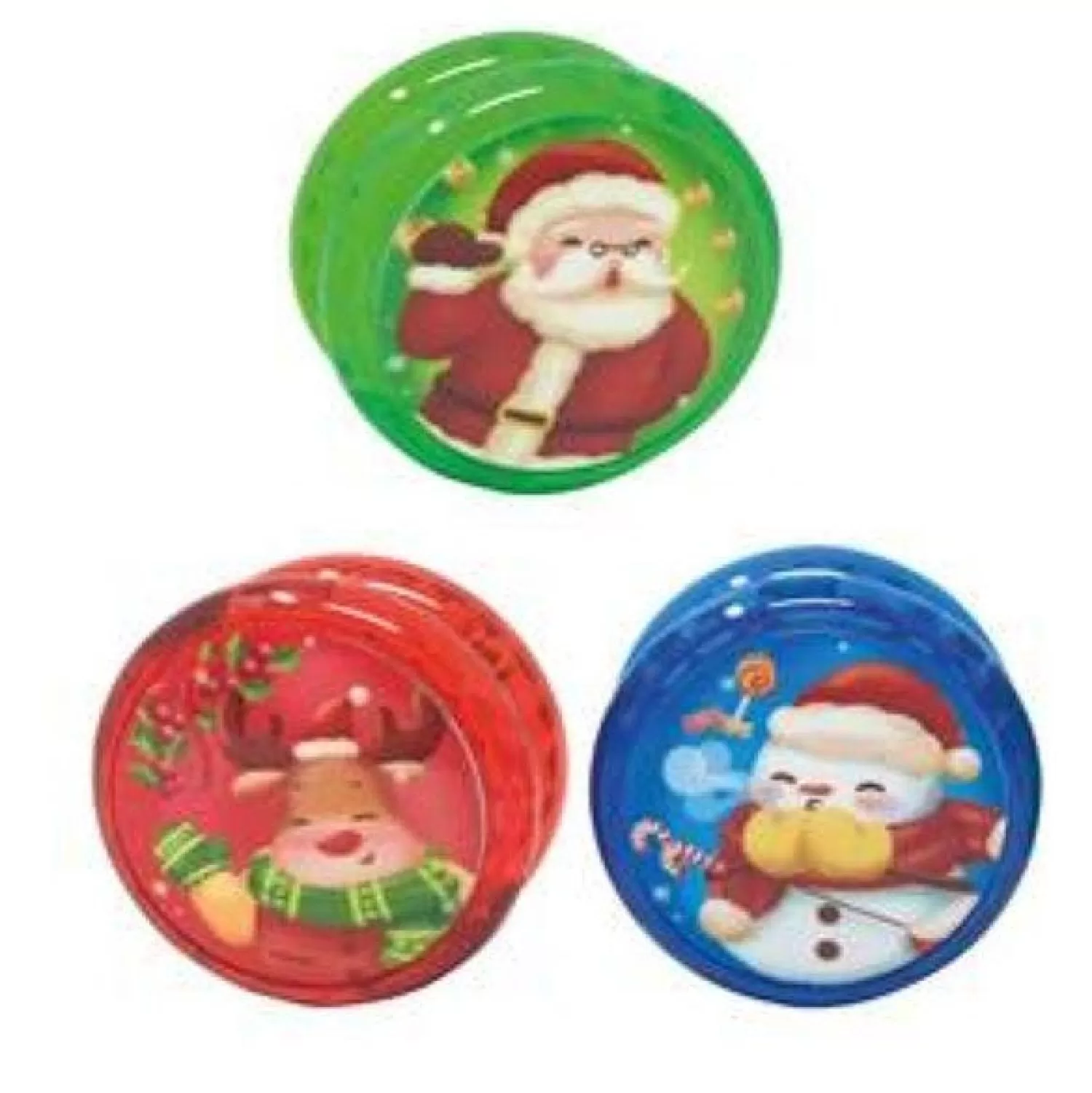 Christmas Light Up Yoyo's 5.5Cm<Party Delights Clearance