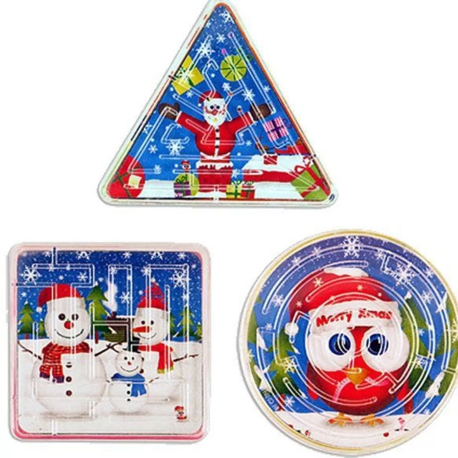 Christmas Maze Puzzle - 6Cm<Party Delights Discount