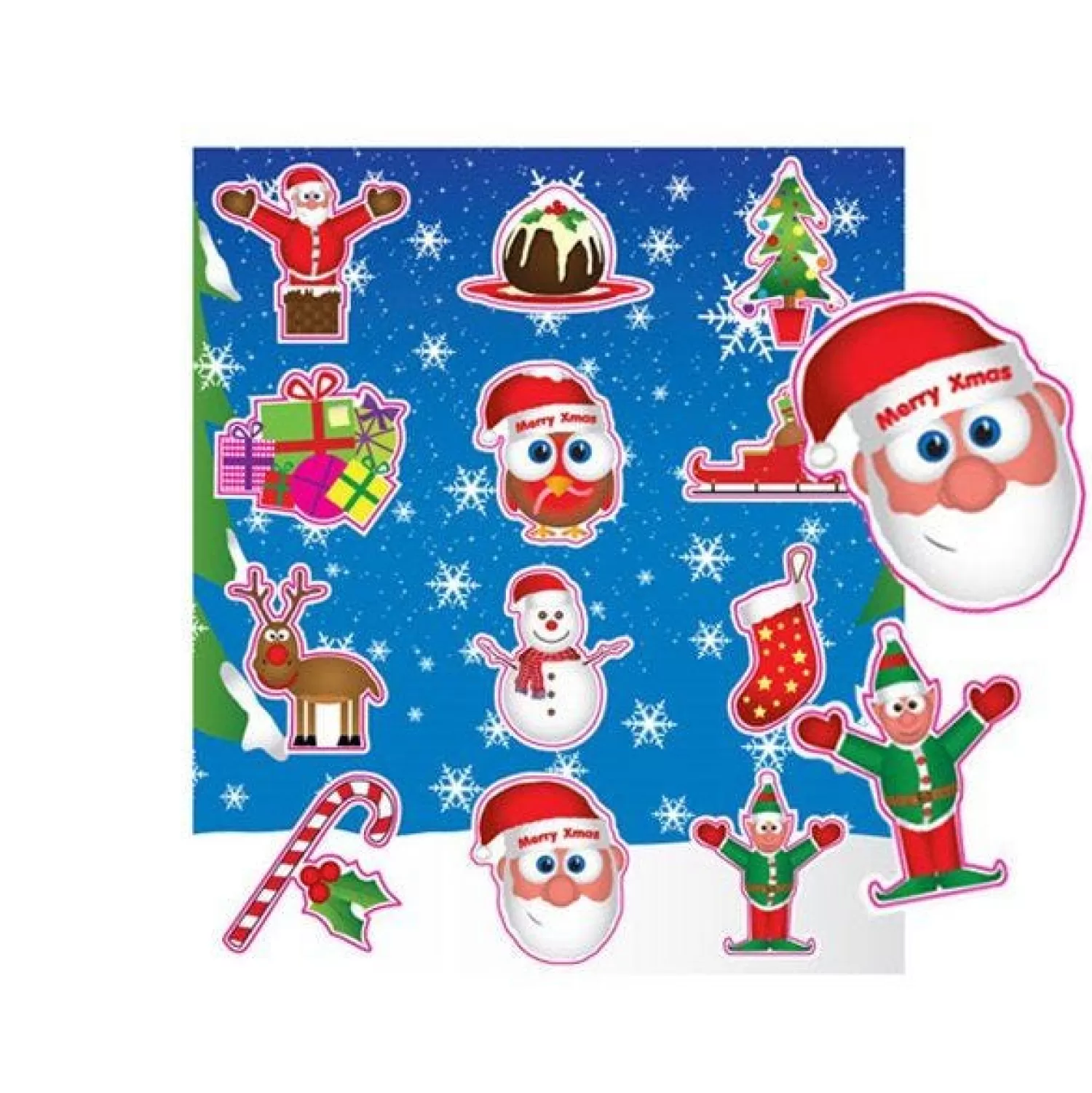 Christmas Sticker Sheet<Party Delights New