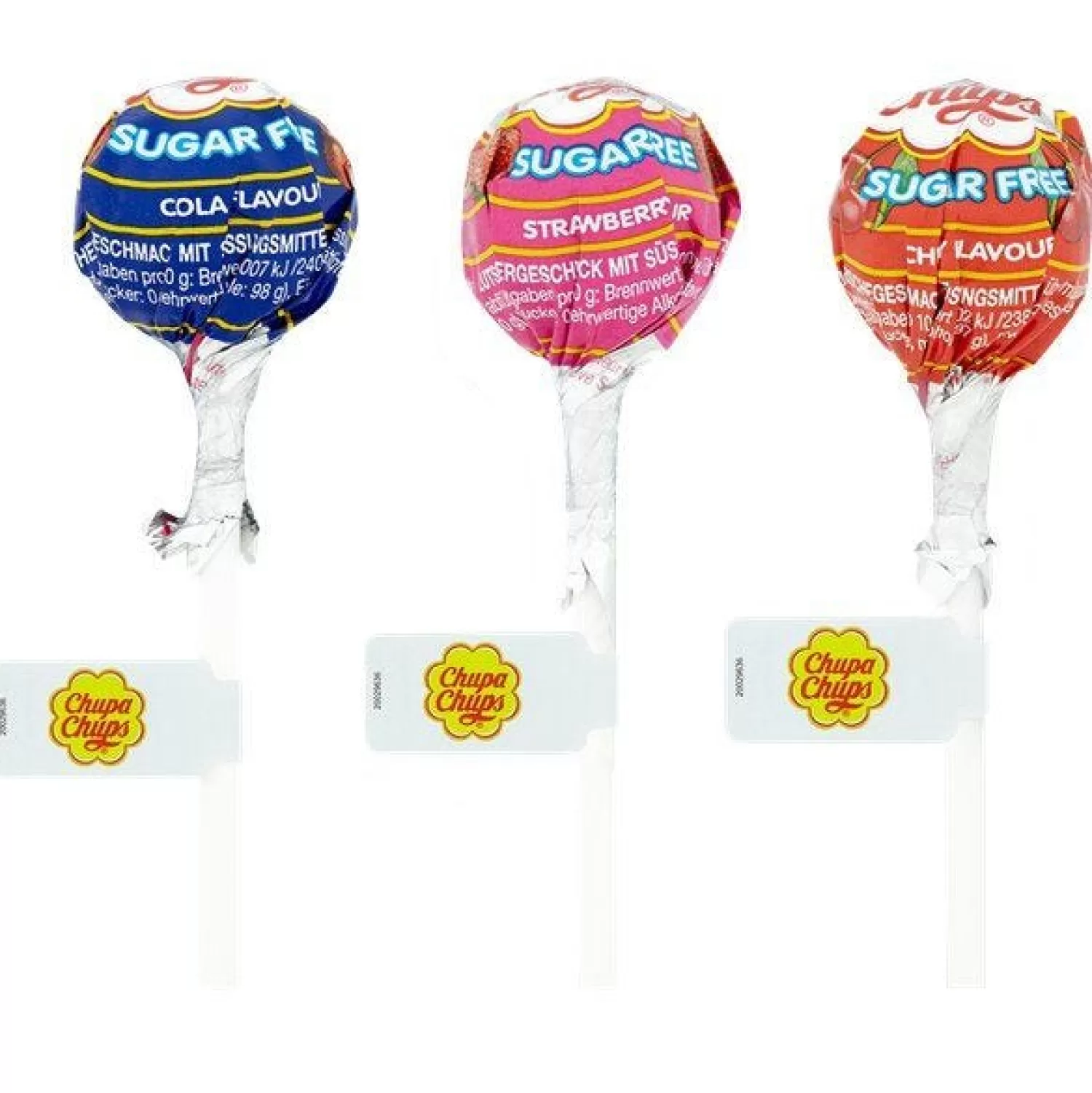 New Party Delights Chupa Chups Sugar Free Lollipops - 11G