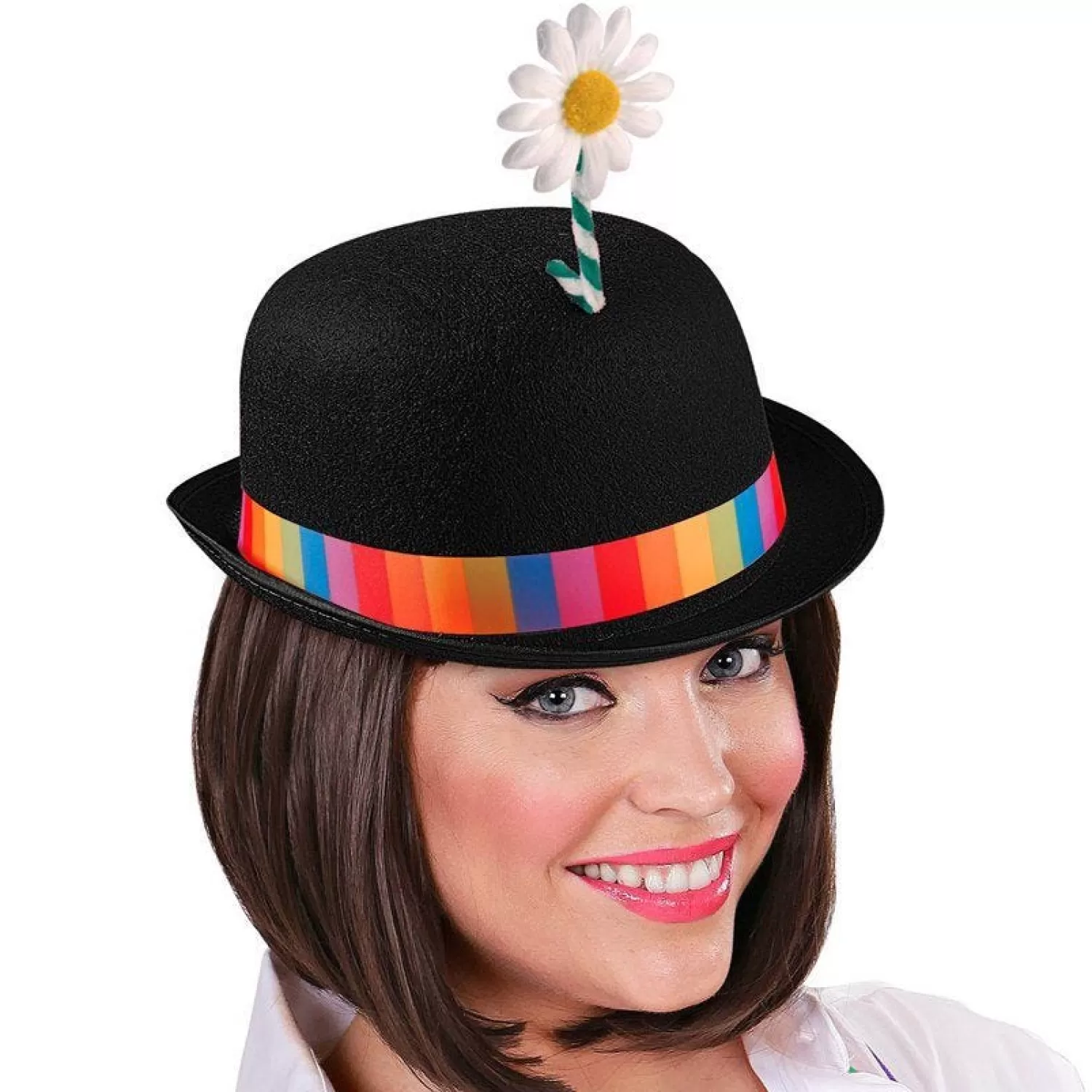 Store Party Delights Clown Daisy Bowler Hat