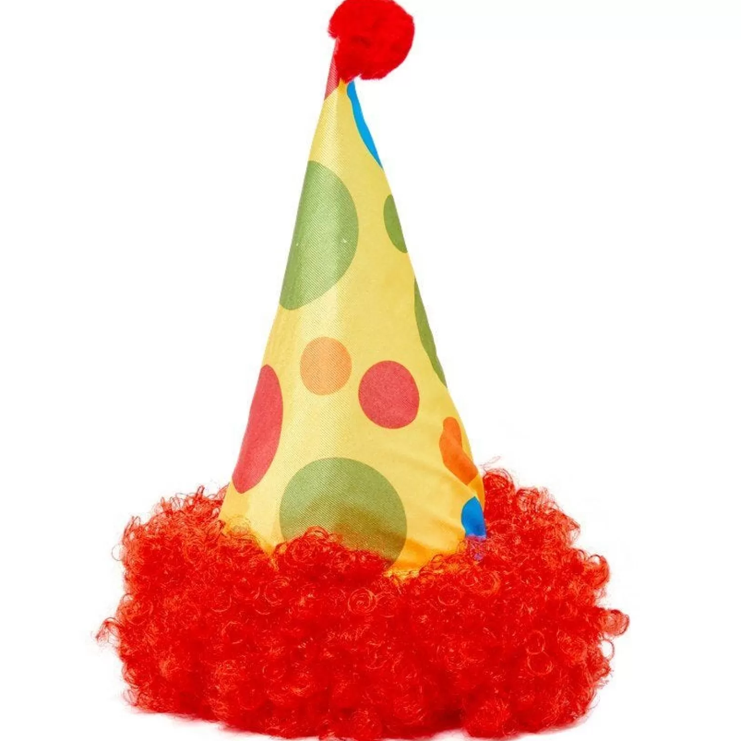 Flash Sale Party Delights Clown Hat With Red Wig