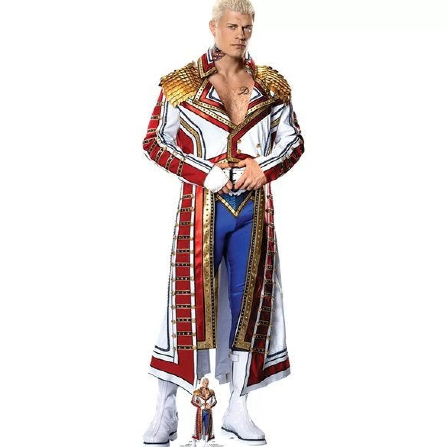 Discount Party Delights Cody Rhodes Wwe Cardboard Cutout - 186Cm X 66Cm