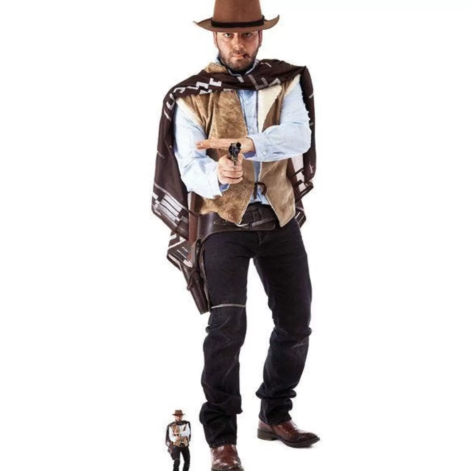 Hot Party Delights Cowboy Cardboard Cutout - 178Cm X 61Cm