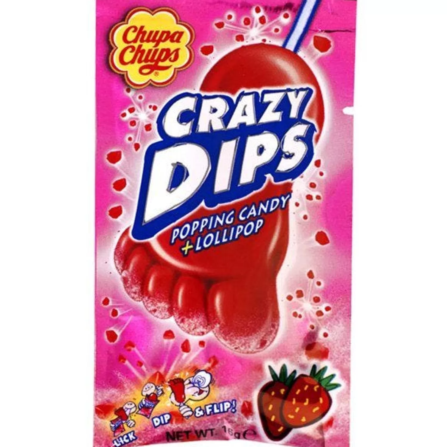 Flash Sale Party Delights Crazy Dips - Strawberry Flavour - 14G