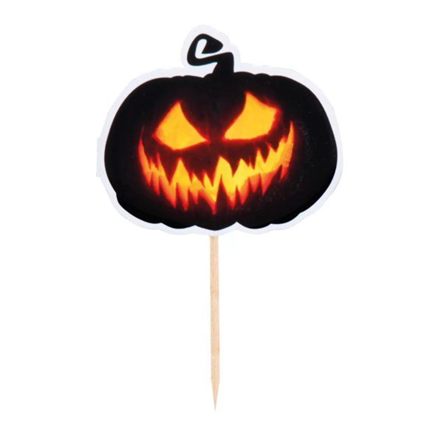 Creepy Pumpkin Cocktail Picks (12Pk)<Party Delights Flash Sale