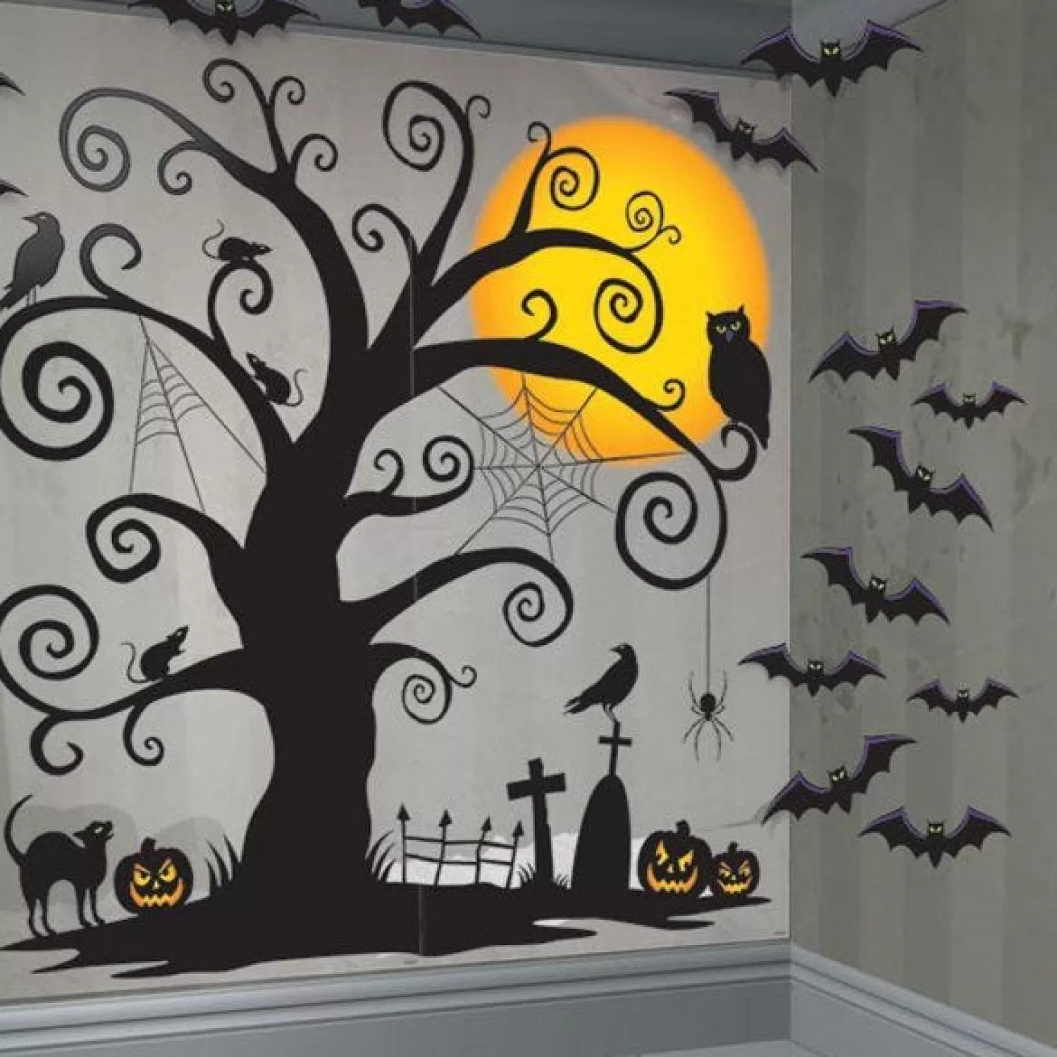 Creepy Tree Scene Kit - 1.7M (32Pk)<Party Delights Flash Sale