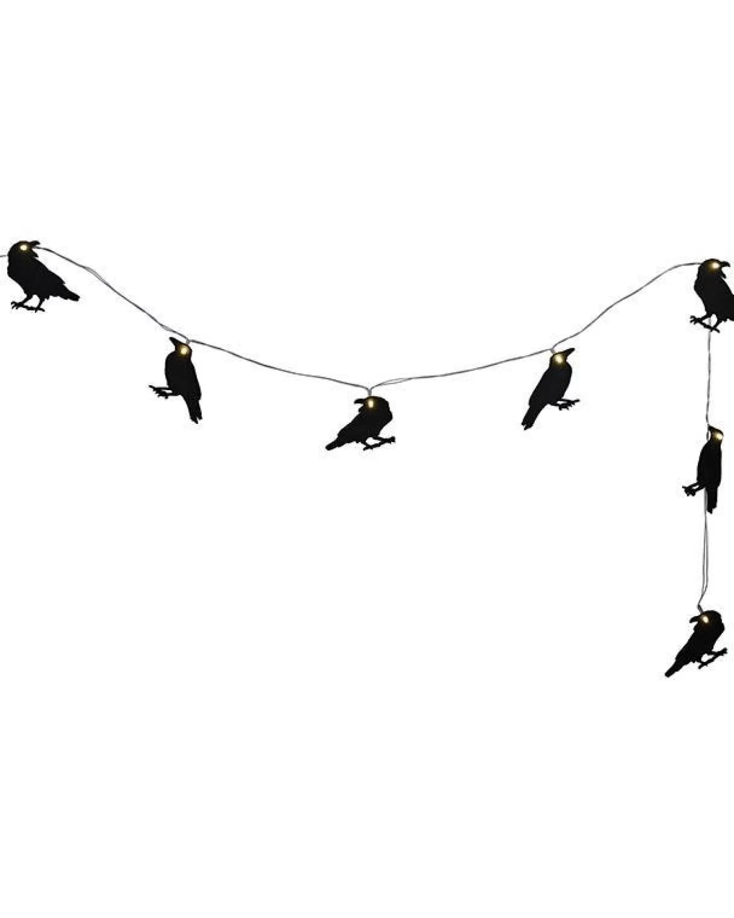 Crow Led Wooden Bunting<Party Delights Cheap