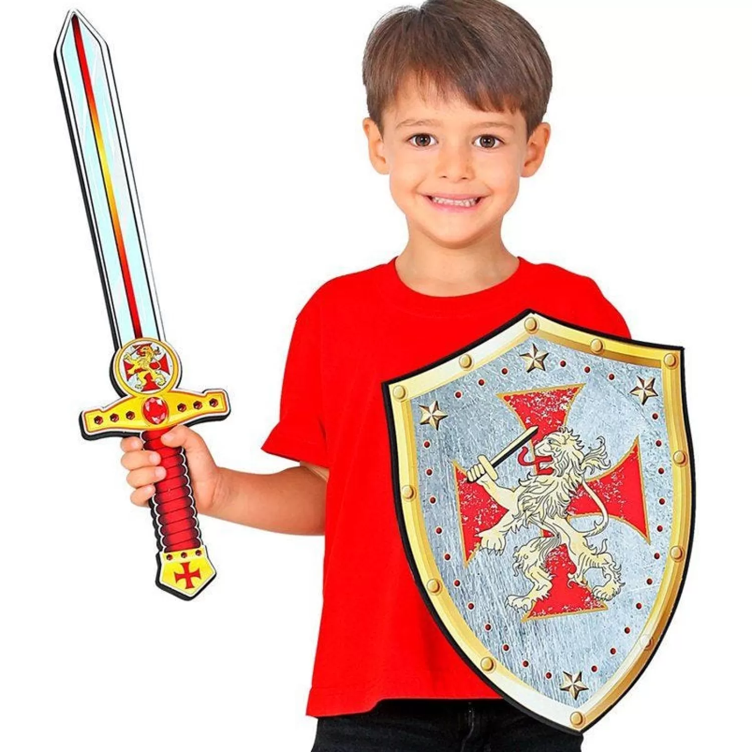 Flash Sale Party Delights Crusader Sword & Shield - 52Cm