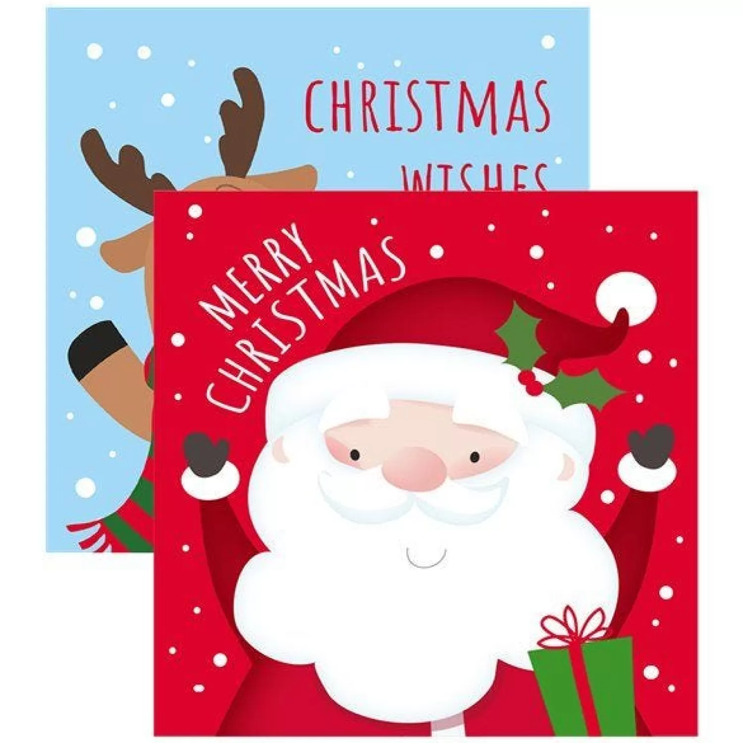 Cute Christmas Cards (20Pk)<Party Delights Outlet