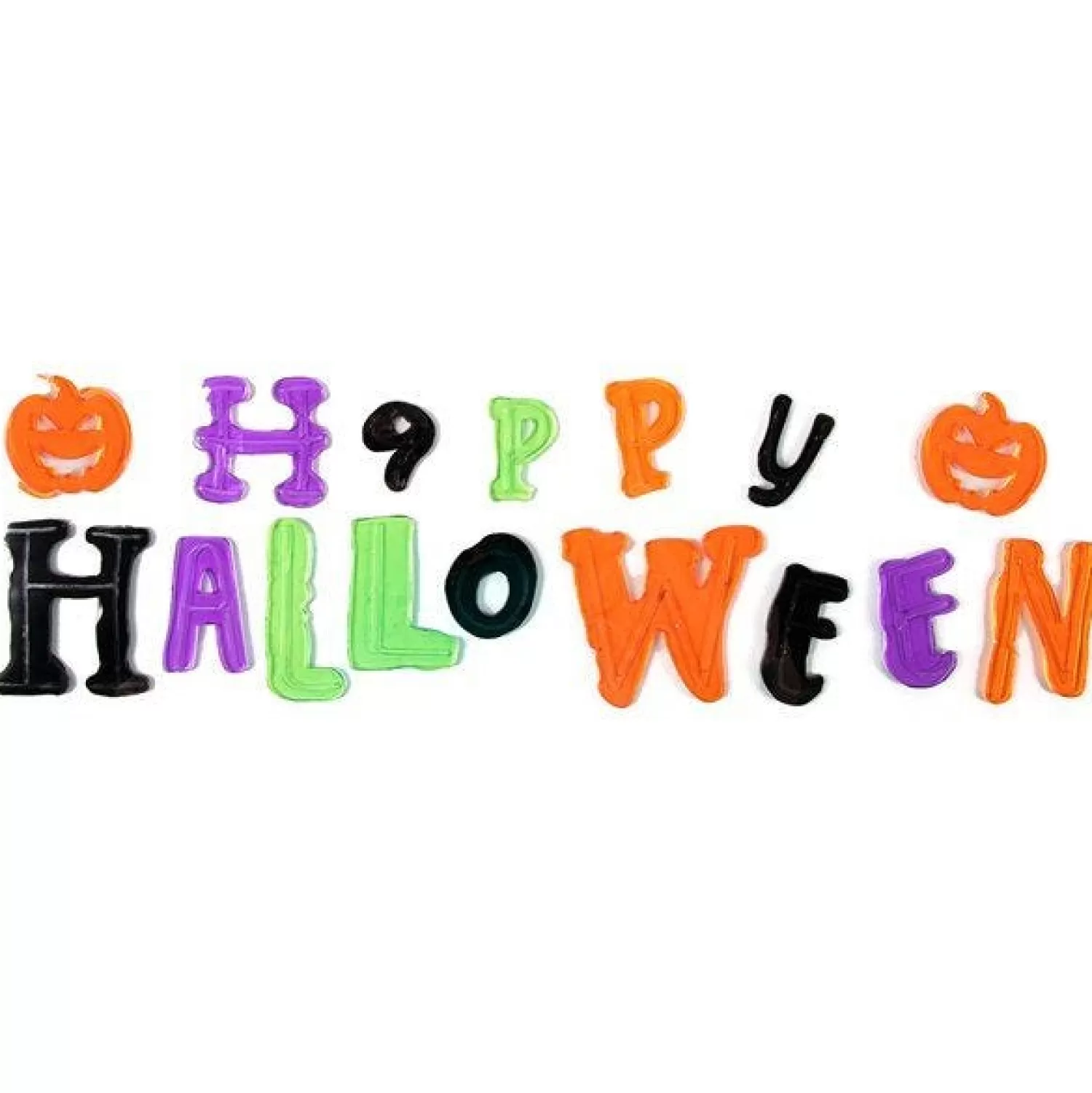 Cute Happy Halloween Gel Window Cling<Party Delights New