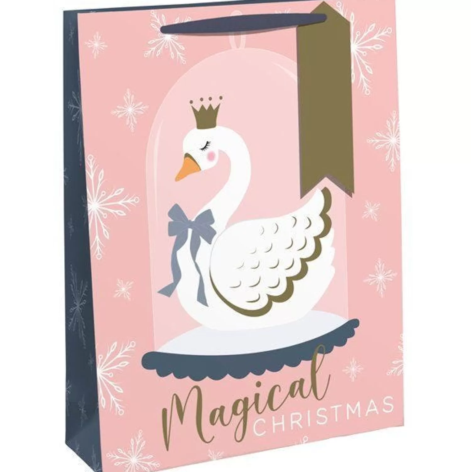 Cute Swan Extra Large Gift Bag - 45.5Cm X 33Cm<Party Delights Discount