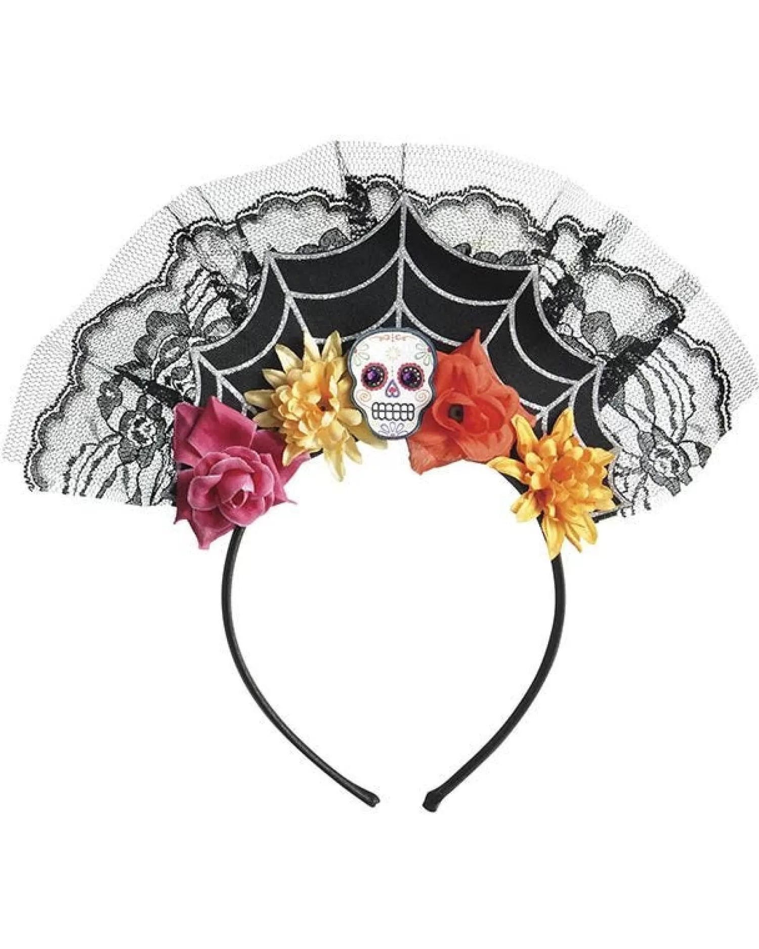 Day Of The Dead Fan Headband<Party Delights Fashion