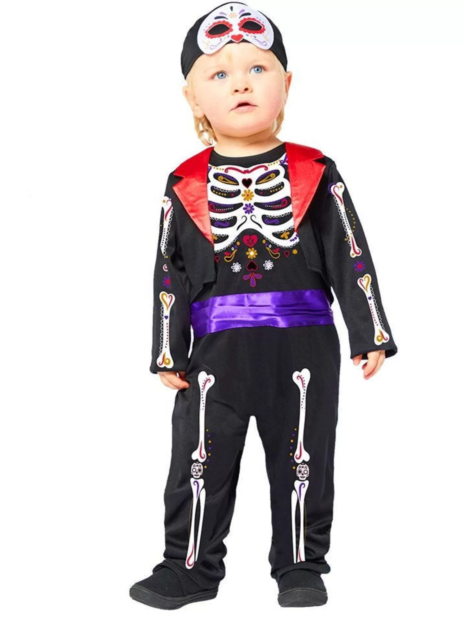 Day Of The Dead Jumpsuit - Baby And Toddler Costume<Party Delights Cheap