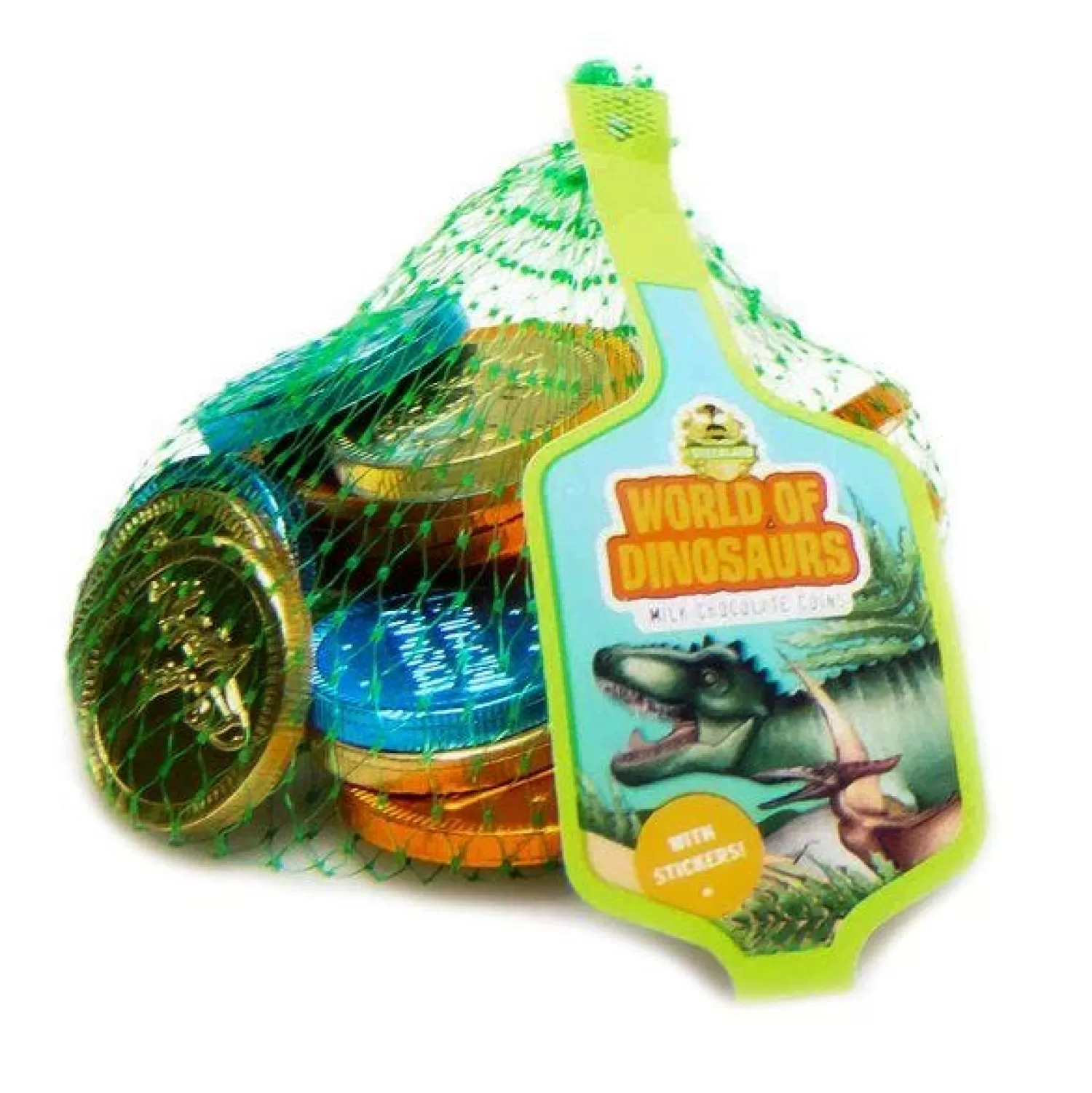 Clearance Party Delights Dinosaur Chocolate Coins - 50G