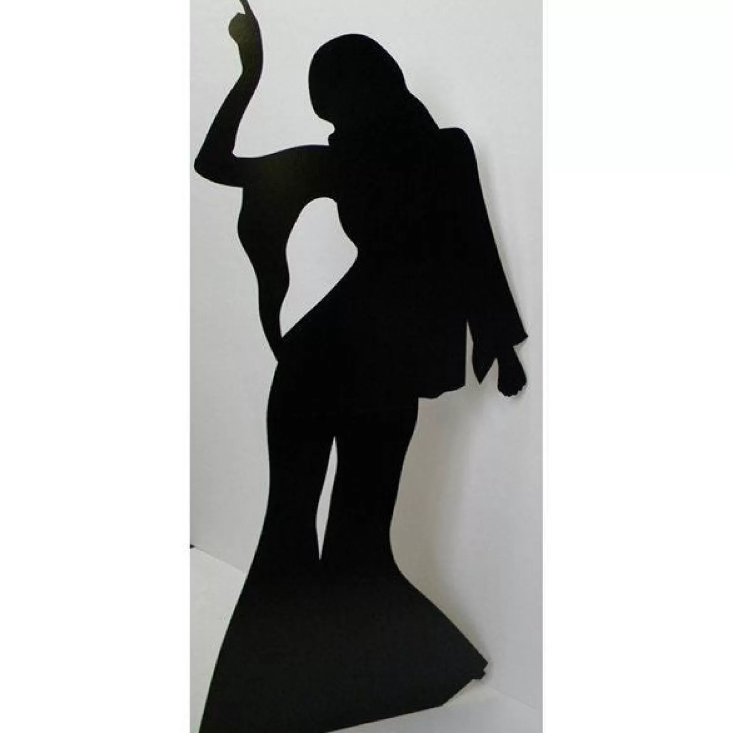 Best Party Delights Disco Dancer Female Silhouette Cardboard Cutout - 171Cm X 78Cm