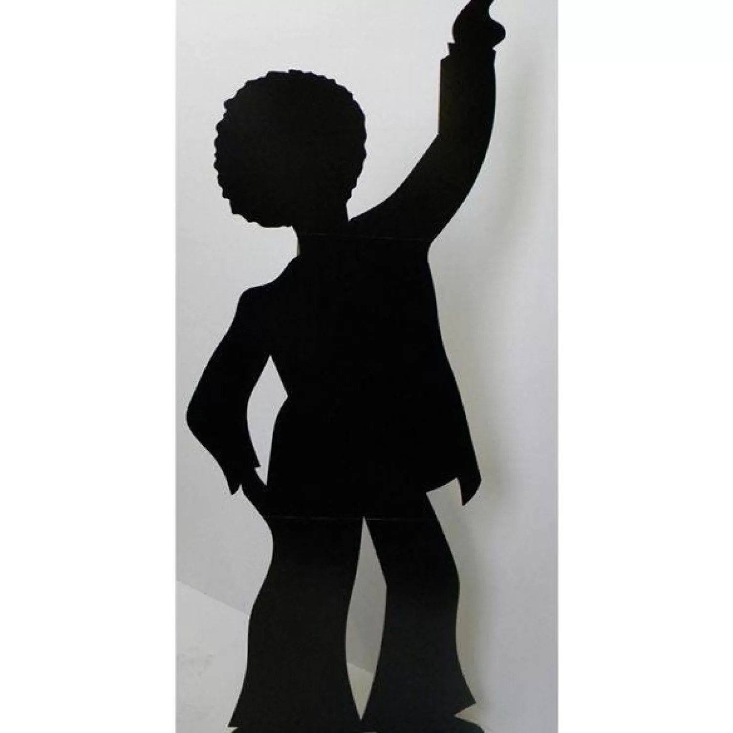 New Party Delights Disco Dancer Male Silhouette Cardboard Cutout - 185Cm X 80Cm