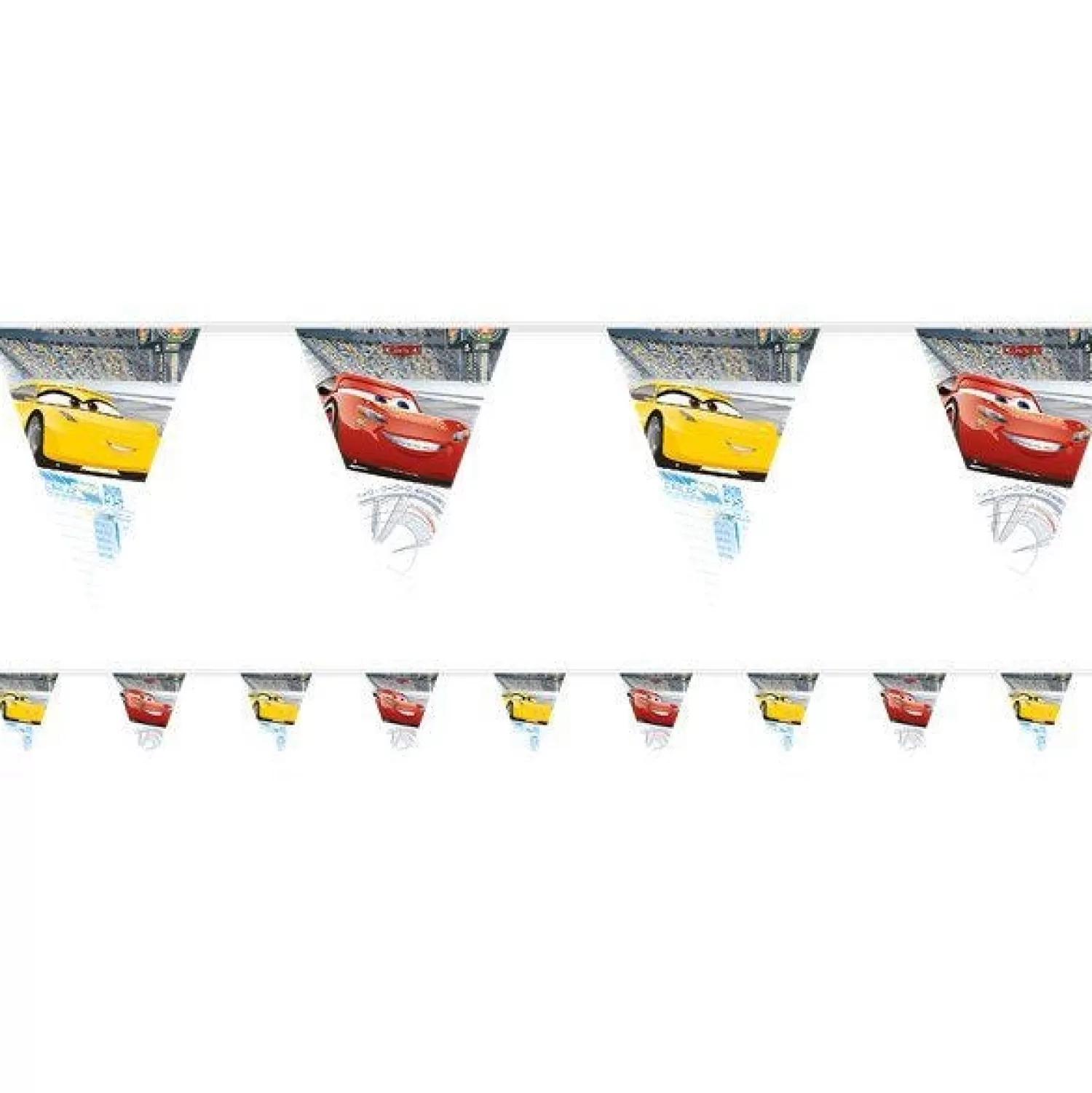 Clearance Party Delights Disney Cars 3 Plastic Bunting - 2.3M