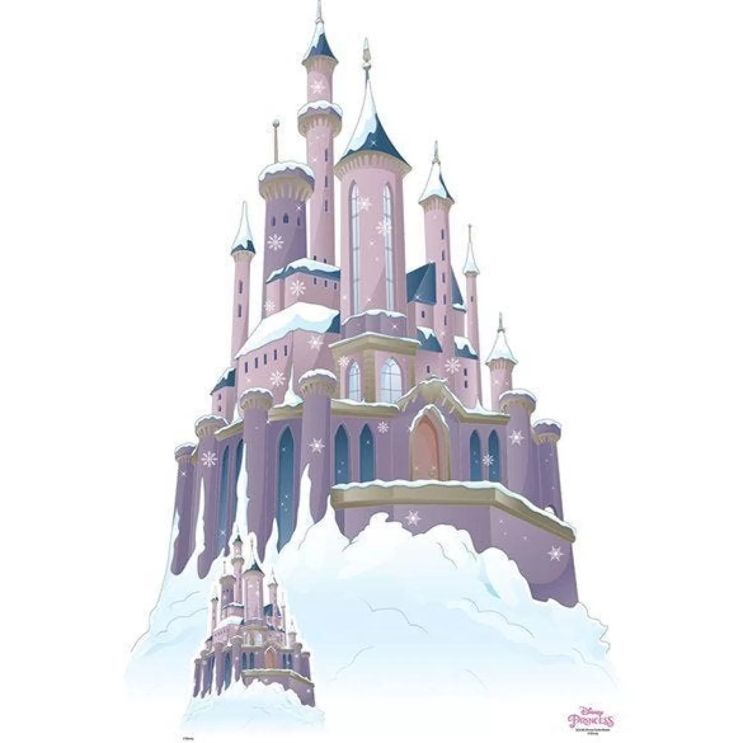 Best Sale Party Delights Disney Castle Winter Cardboard Cutout - 133Cm X 92Cm