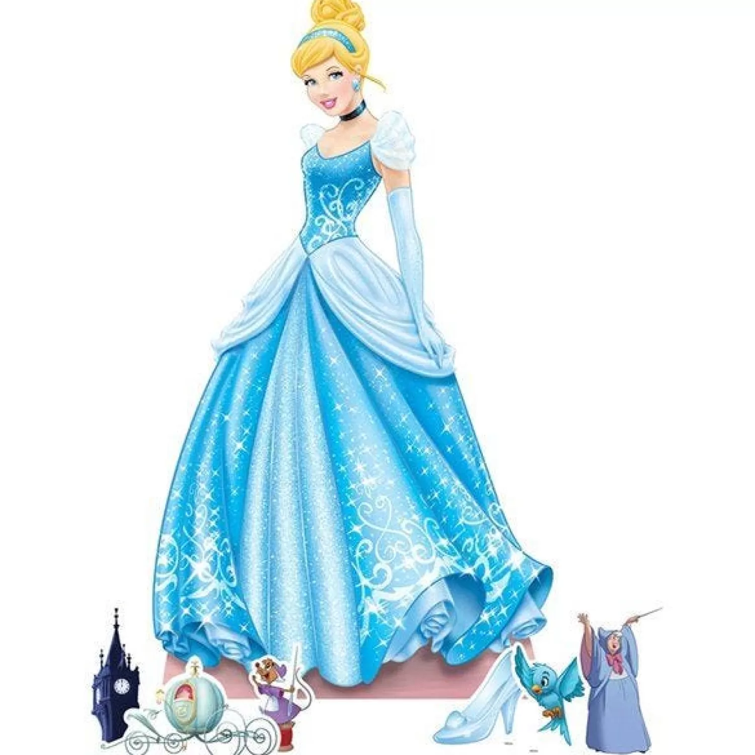 Flash Sale Party Delights Disney Cinderella Cardboard Cutout - 134Cm X 77Cm