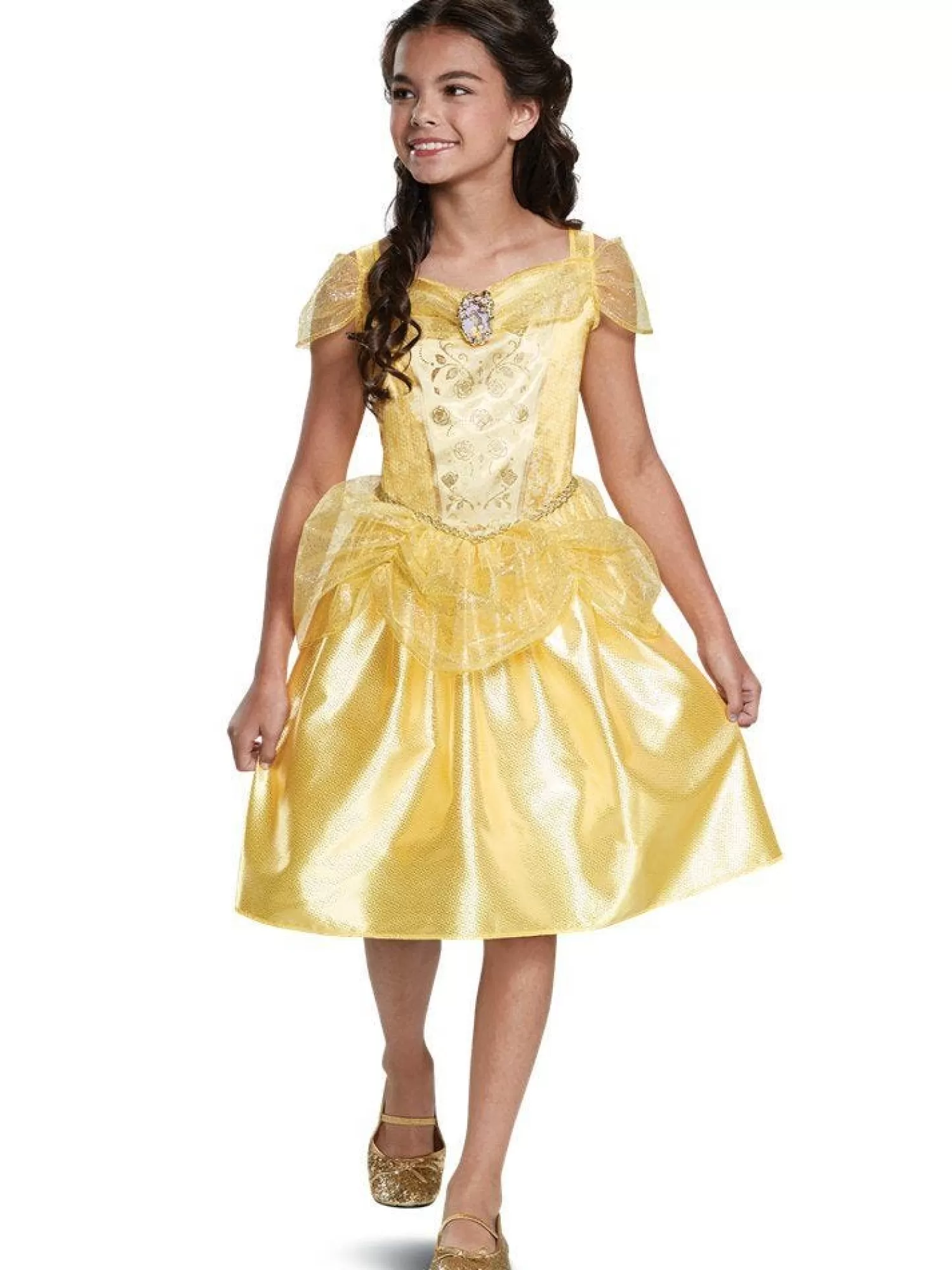 Cheap Party Delights Disney Princess Belle Dress - Child Costume