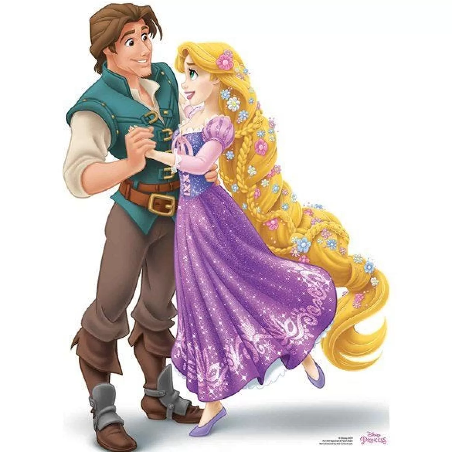 Online Party Delights Disney Rapunzel & Flynn Rider Cardboard Cutout - 83Cm X 61Cm