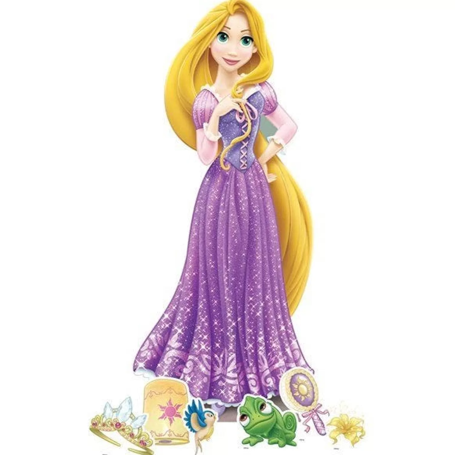 Hot Party Delights Disney Rapunzel Cardboard Cutout - 134Cm X 59Cm