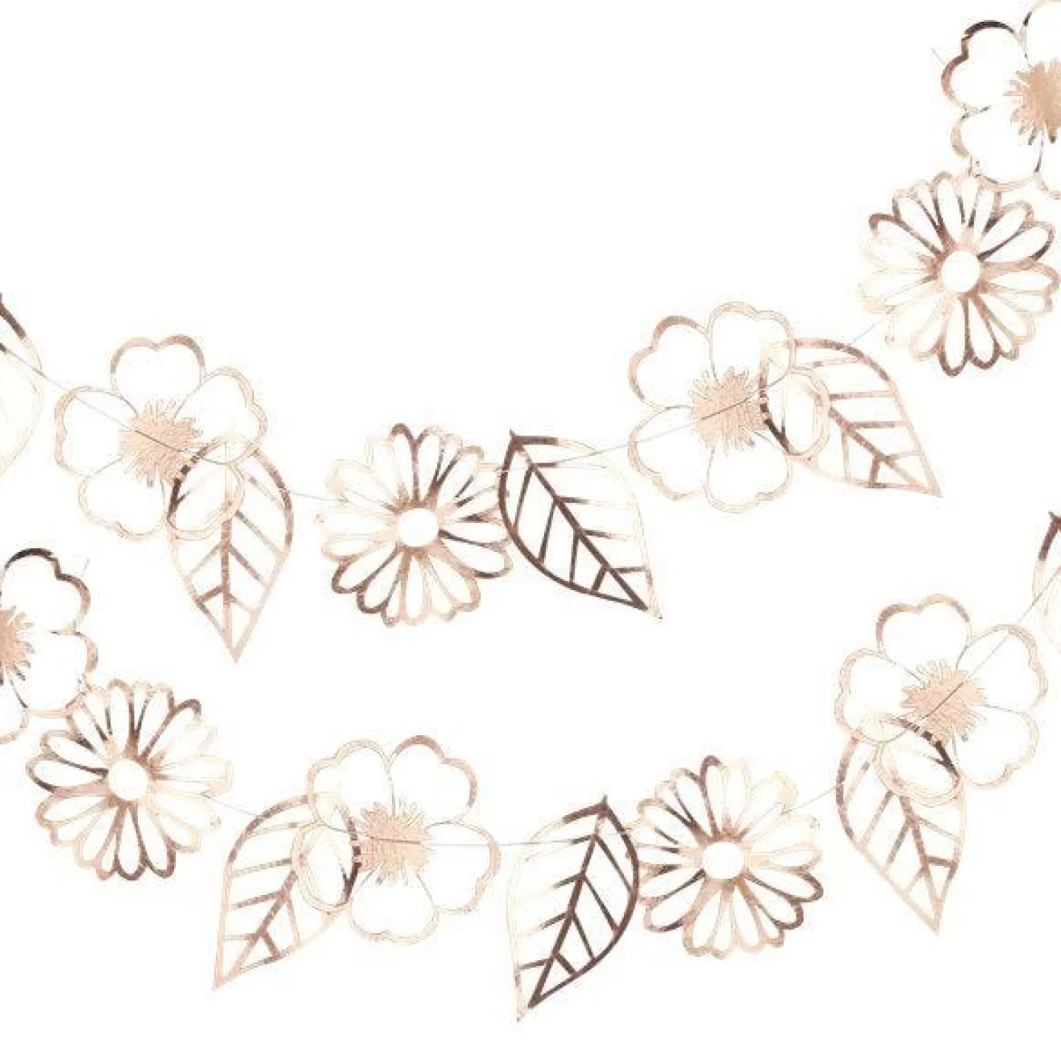 Sale Party Delights Ditsy Floral Rose Gold Foiled Flower Garland - 3M