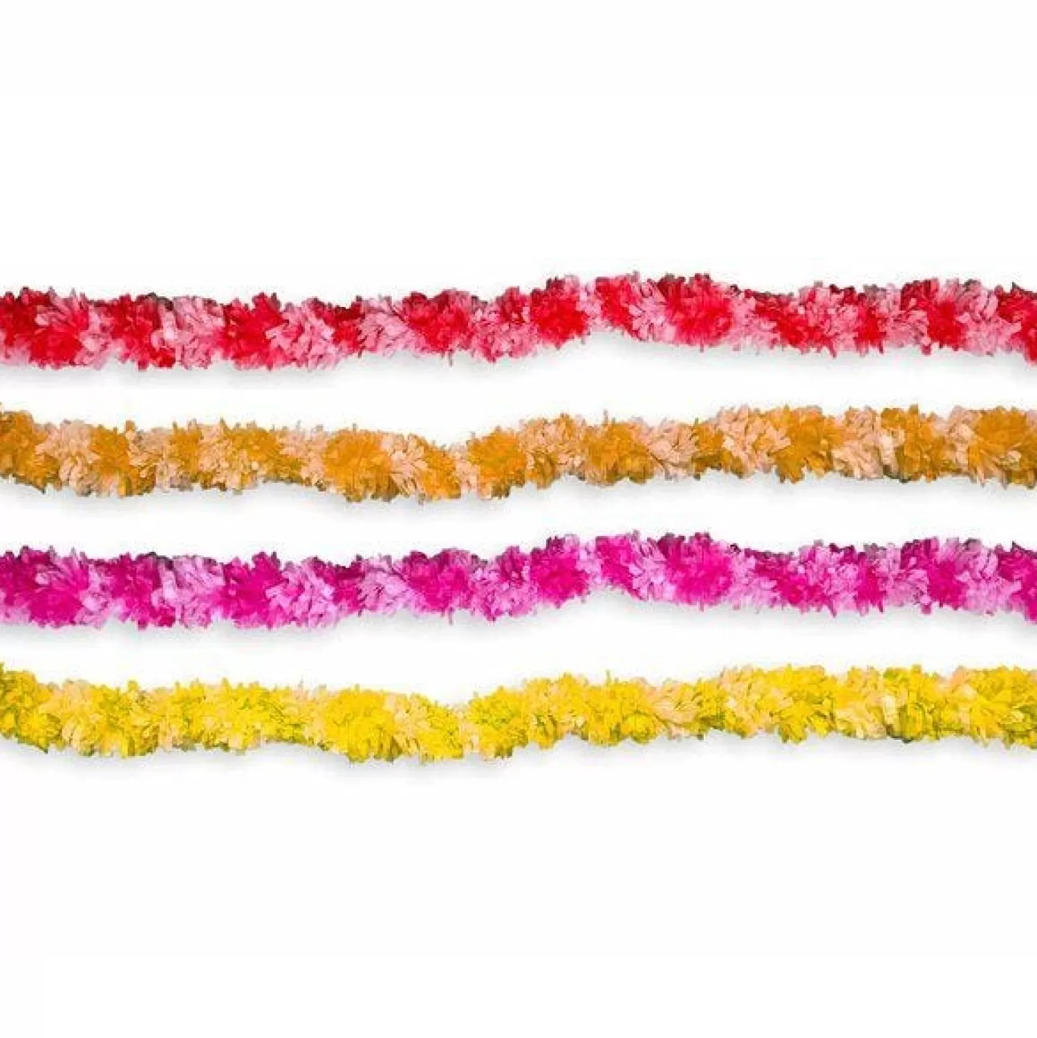 Cheap Party Delights Diwali Lei Assorted Colour Garlands (4Pk)