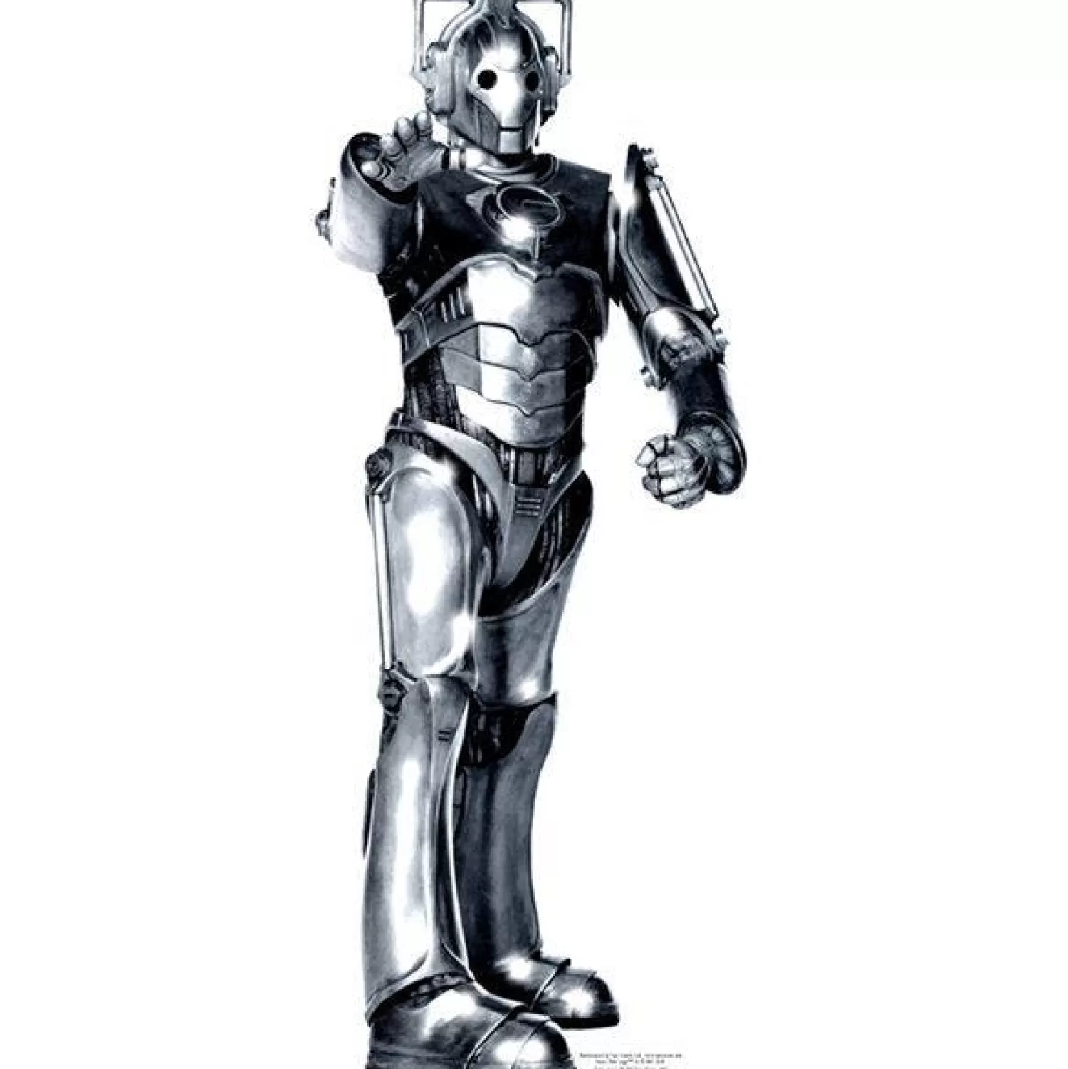 Cheap Party Delights Doctor Who Cyberman Cardboard Cutout - 191Cm X 74Cm