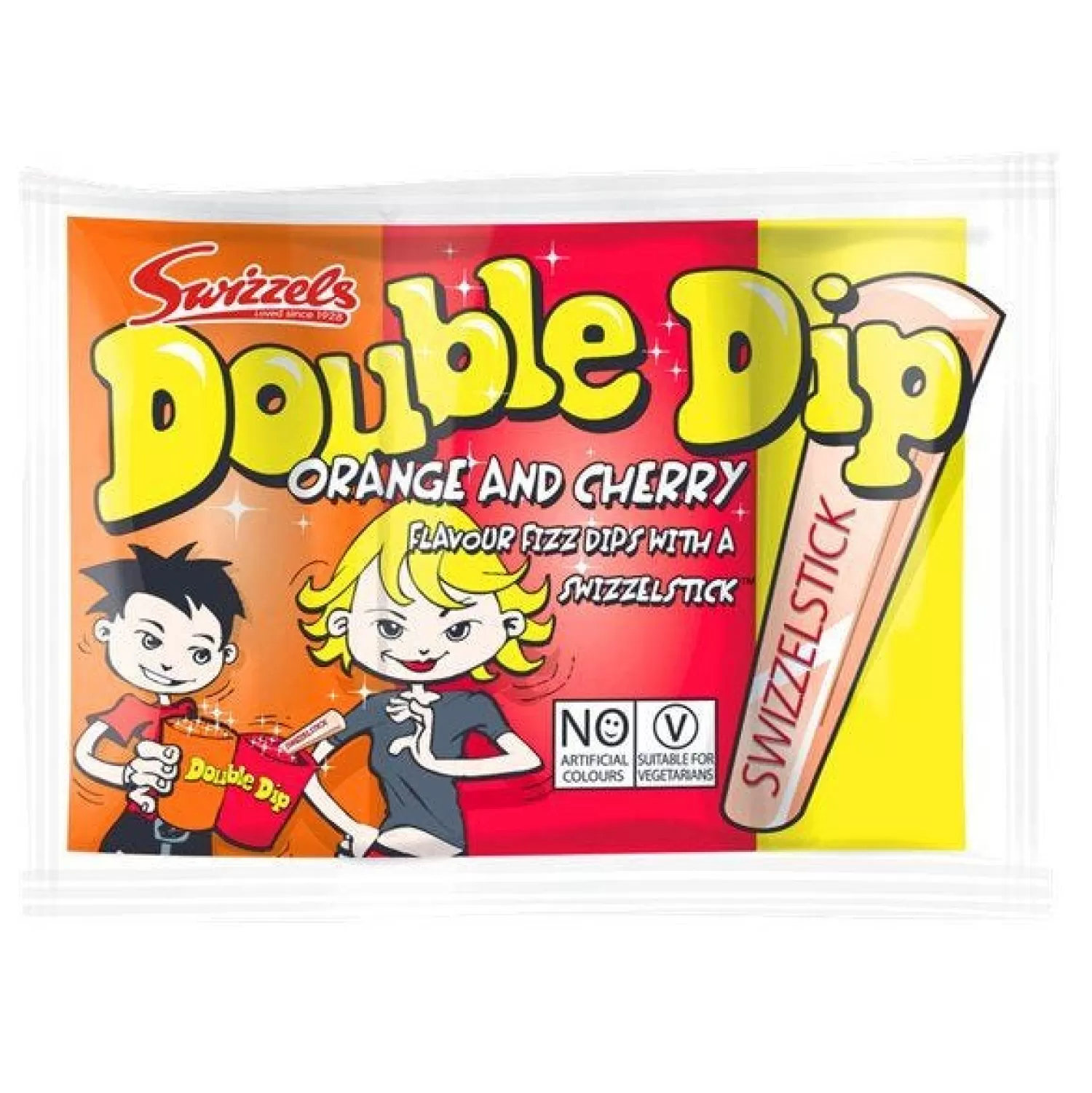 Online Party Delights Double Dip - Orange & Cherry Flavours - 19G