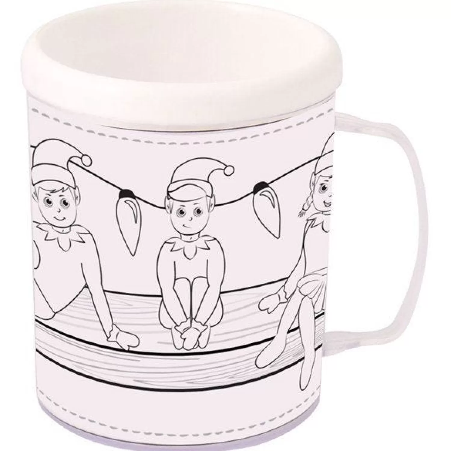 Elfin Around Colouring Mug<Party Delights Shop