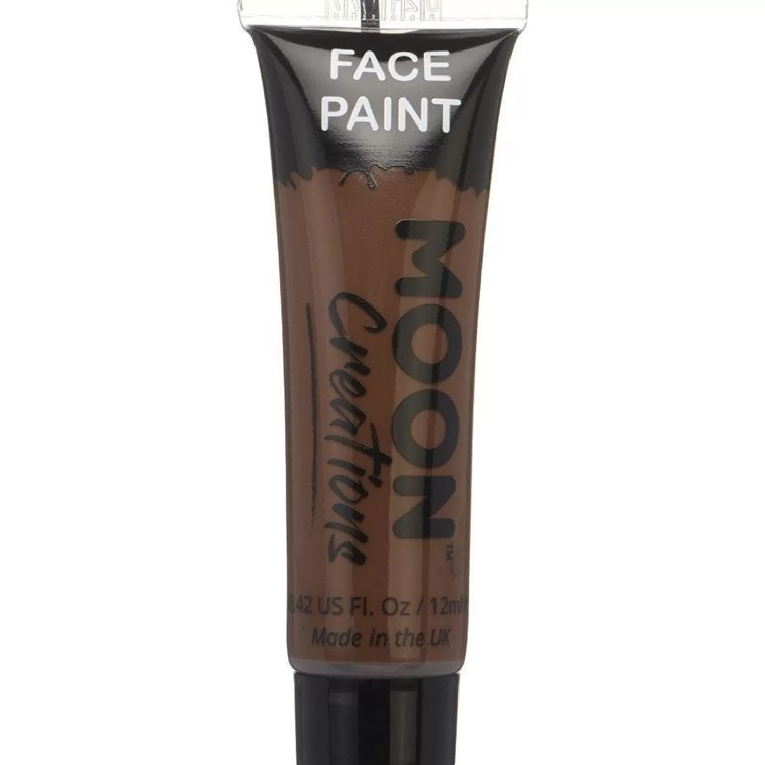 Cheap Party Delights Face Paint Tube - Brown 12Ml