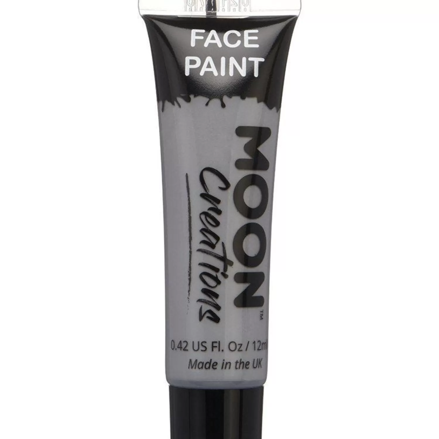 Face Paint Tube - Grey 12Ml<Party Delights Clearance