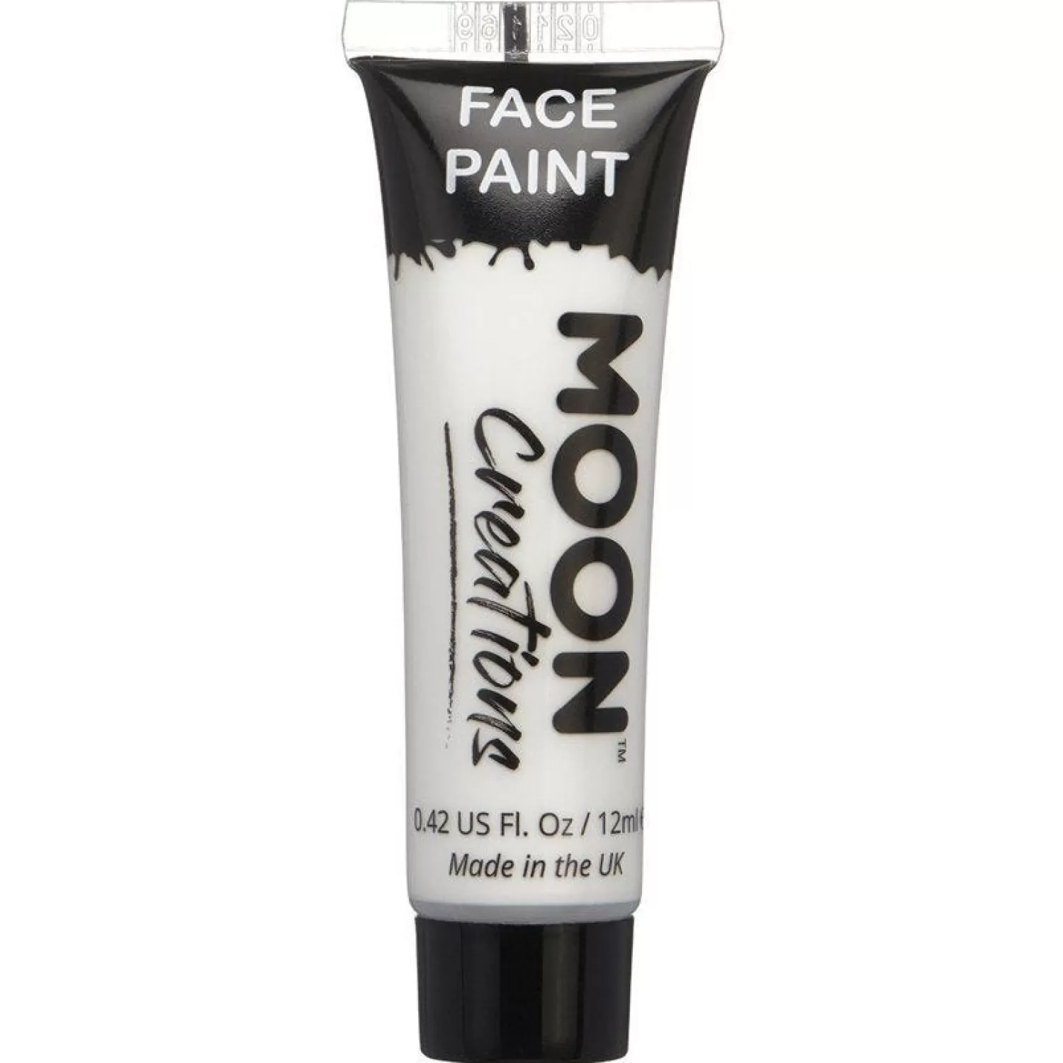 Face Paint Tube - White 12Ml<Party Delights Sale