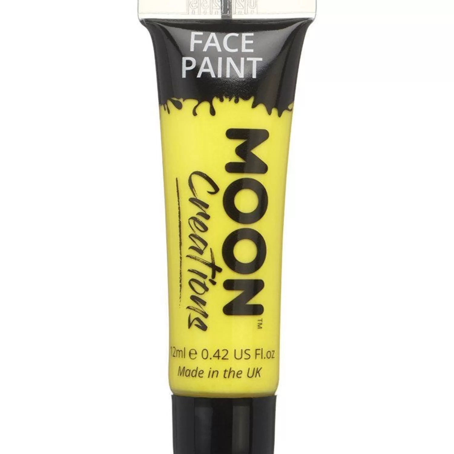 Fashion Party Delights Face Paint Tube - Yellow 12Ml