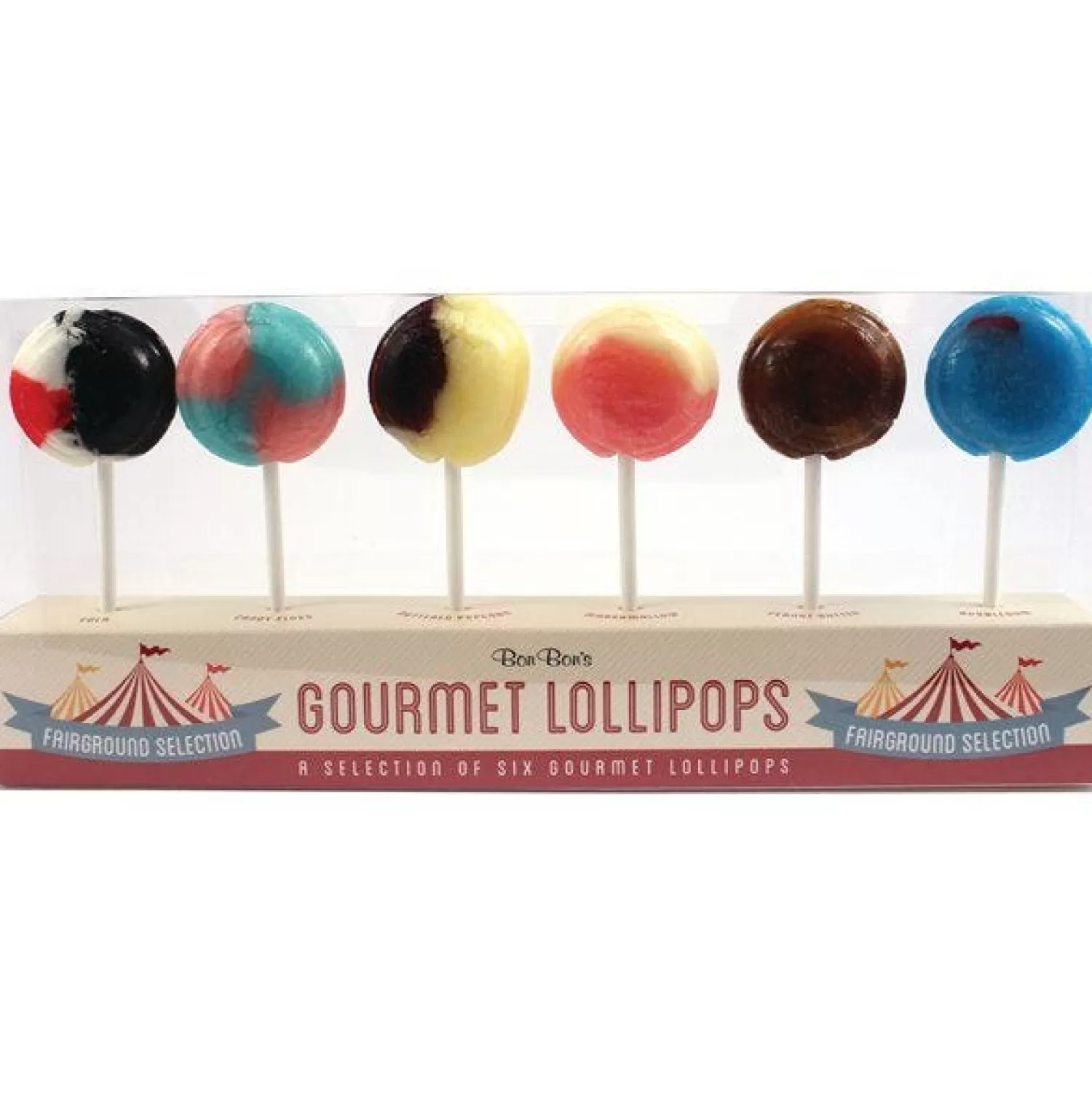 Cheap Party Delights Fairground Gourmet Lollipops X6