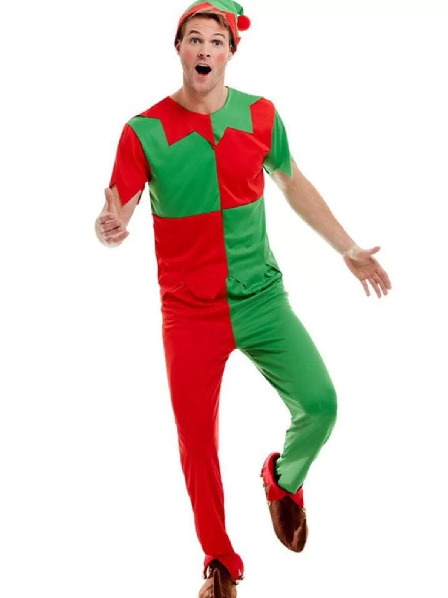 Festive Elf - Adult Costume<Party Delights Shop