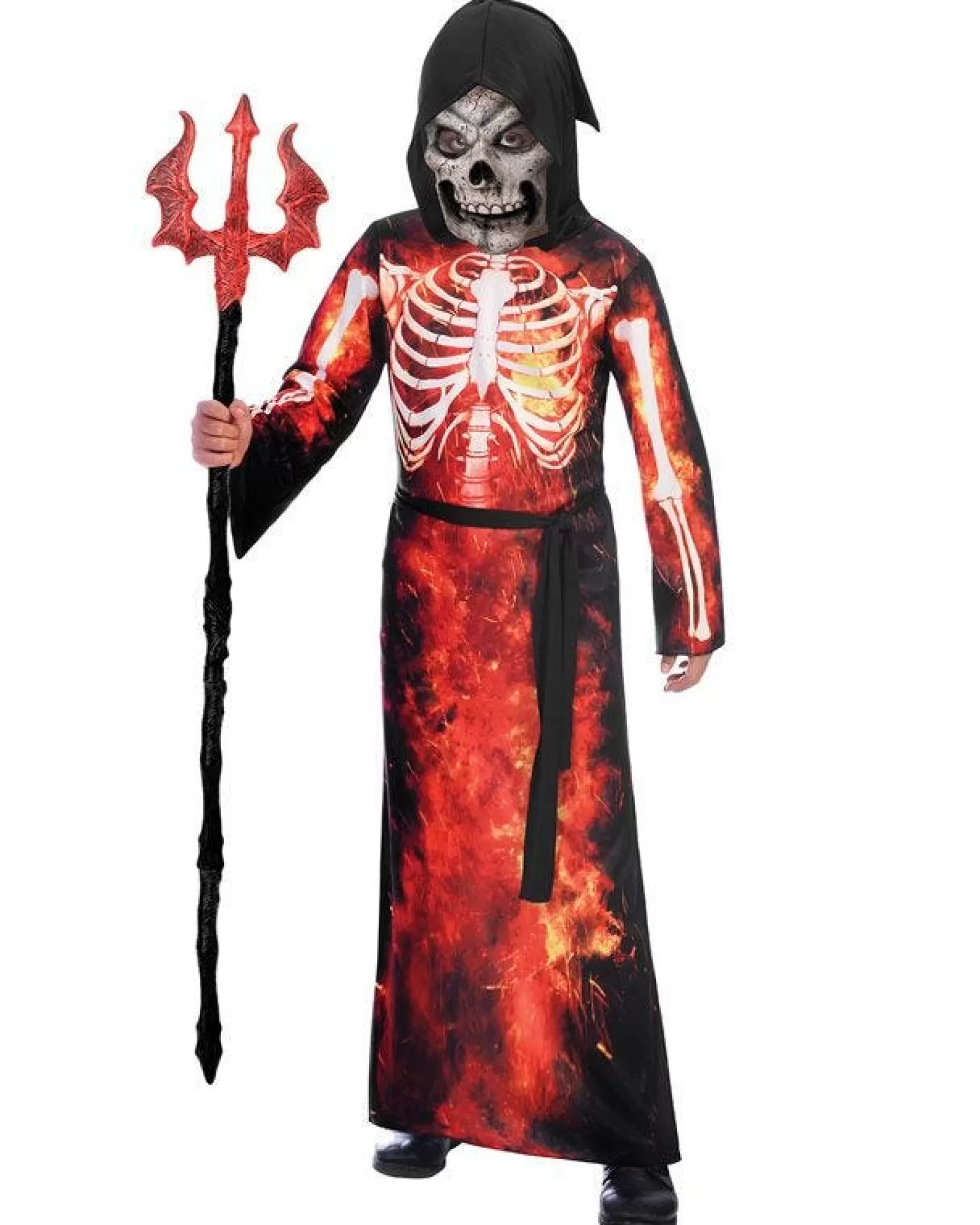 Fire Grim Reaper -Child Costume<Party Delights Clearance